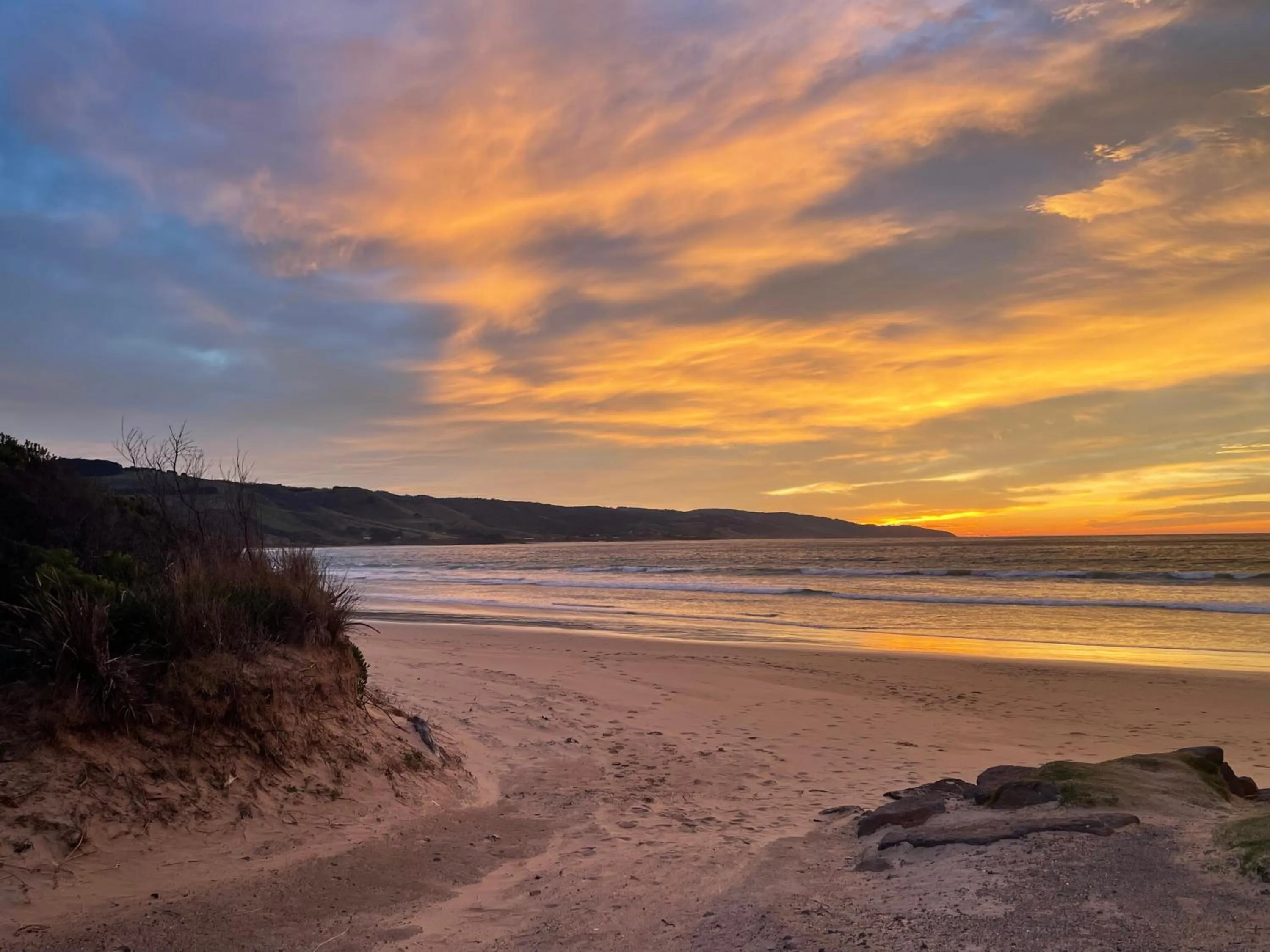 Sunset in Coastal Motel