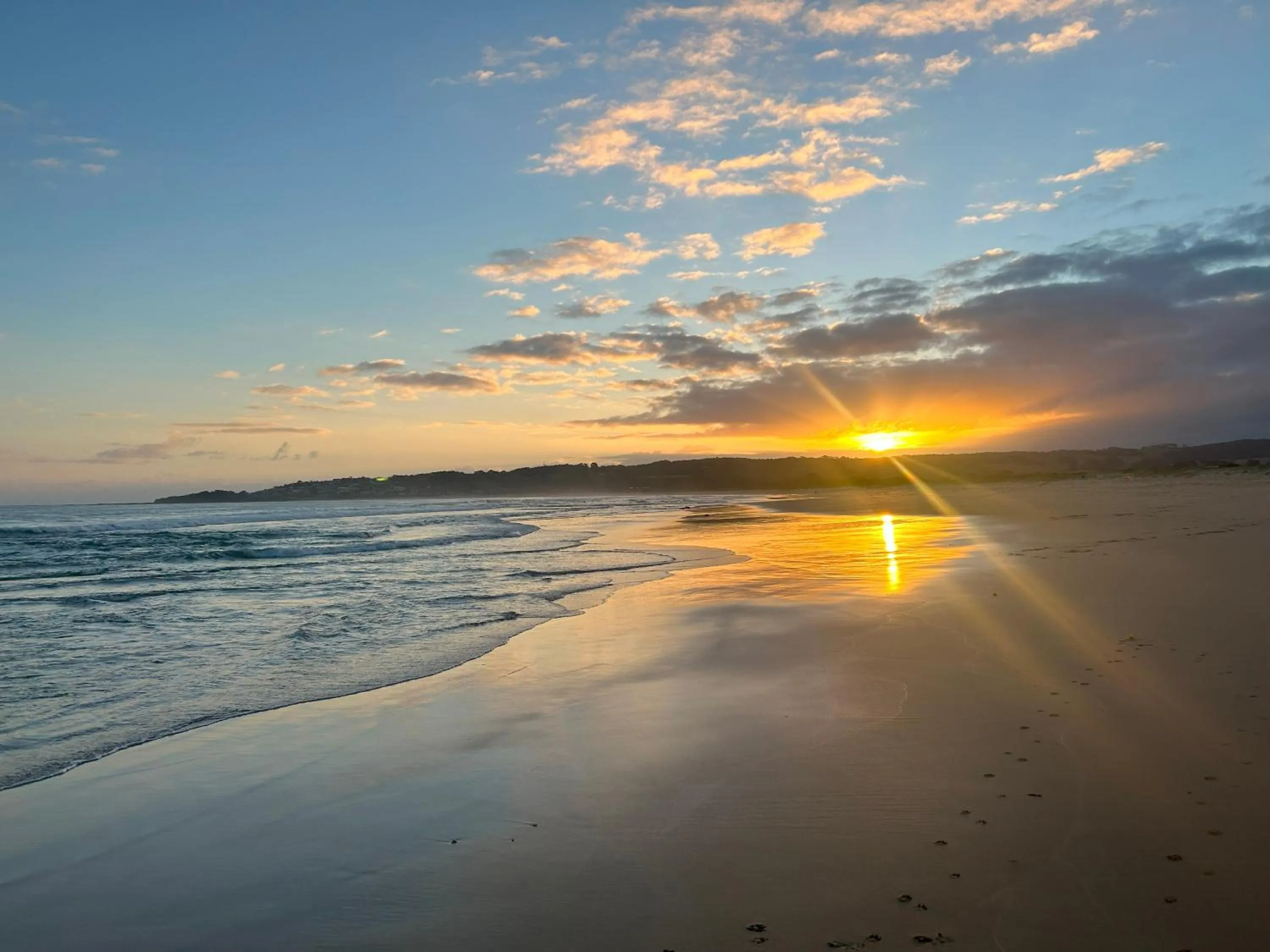 Sunrise in Coastal Motel