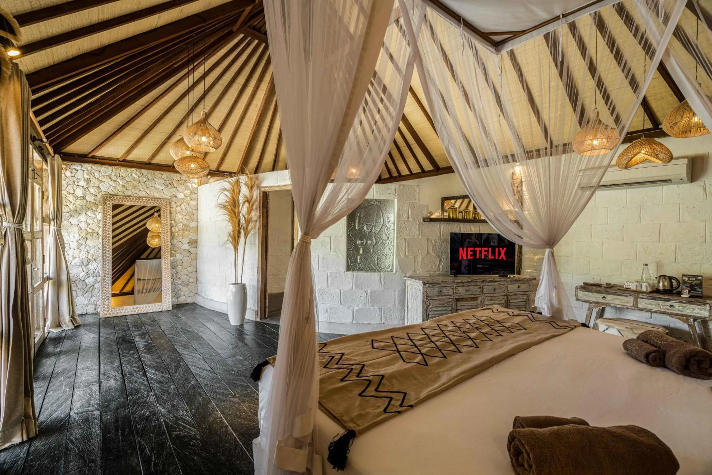 Bedroom, Bed in Biu Biu Resort Bali