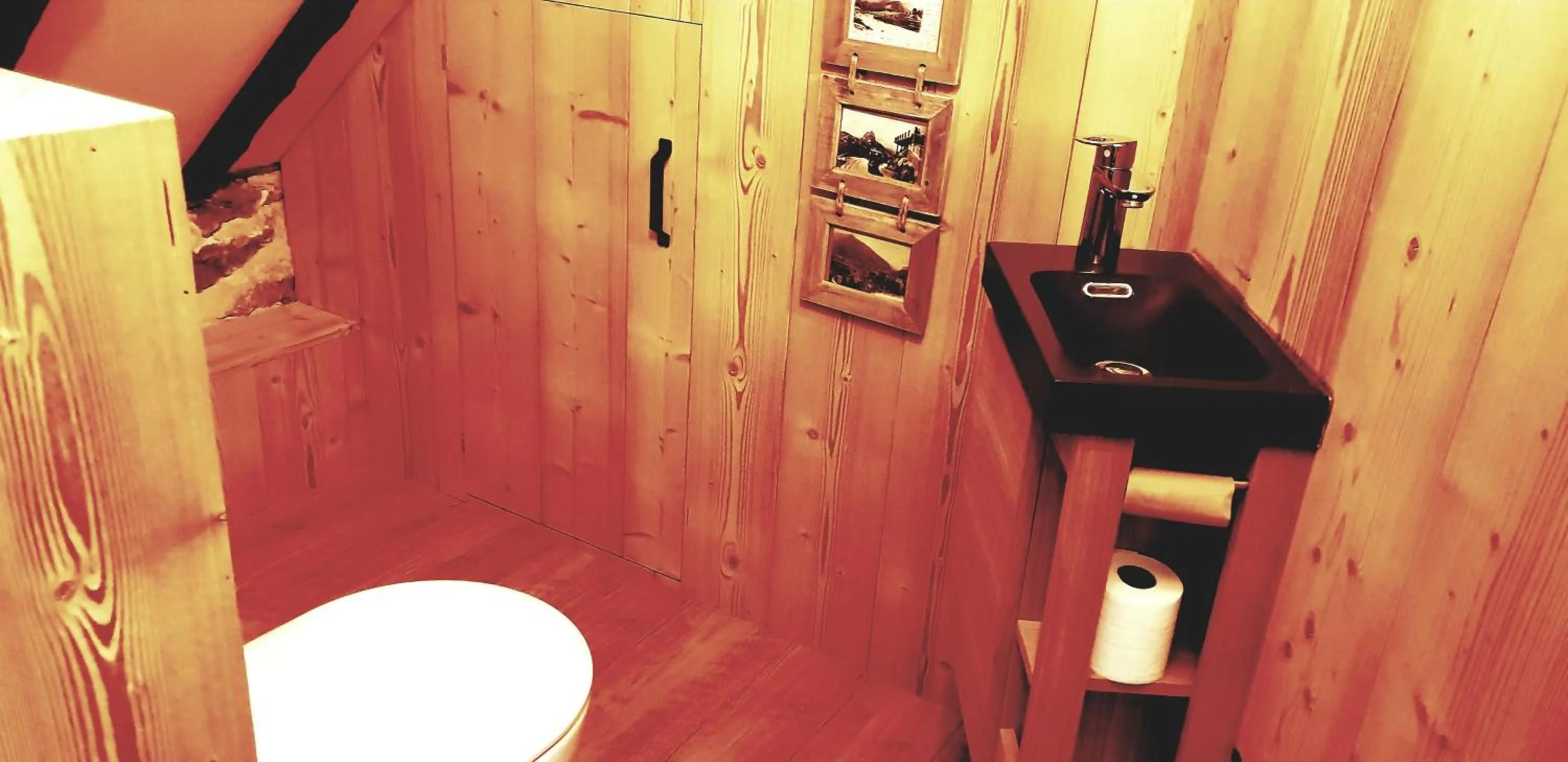 Toilet in La Bergerie de Louvie