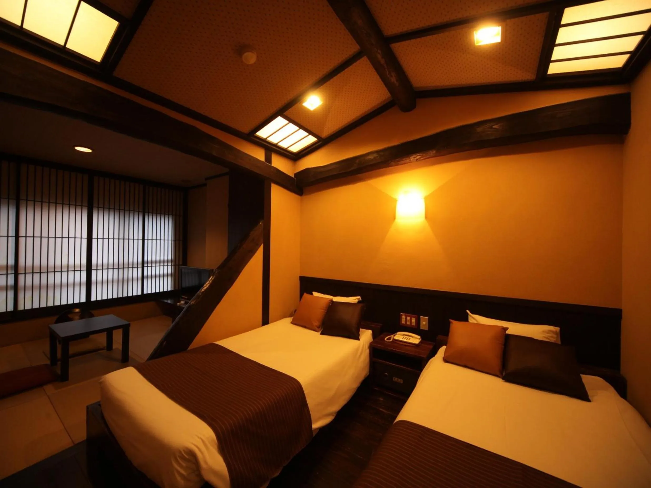 Bed in Unzen Fukudaya