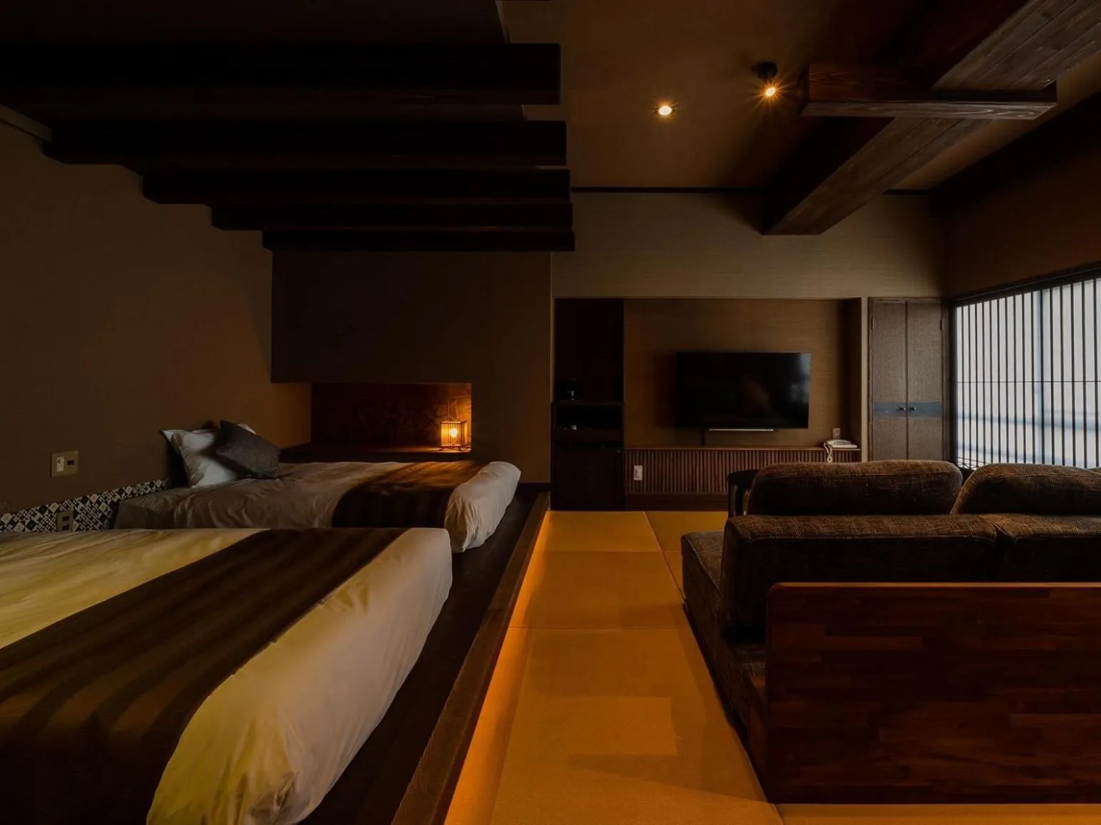 Bed in Unzen Fukudaya