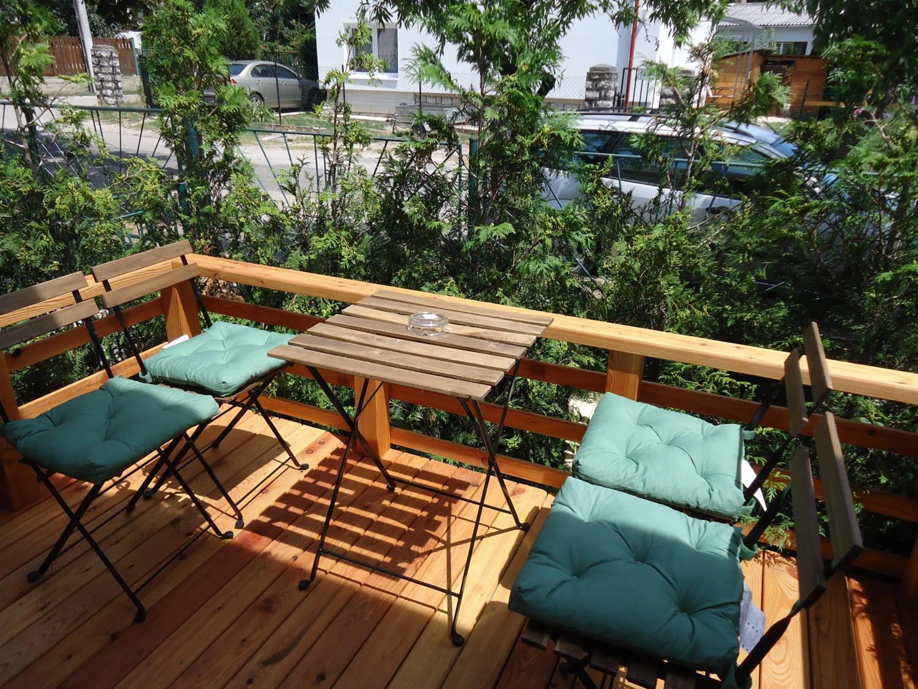 Balcony/Terrace in Babi Guesthouse - Babi Vendégház