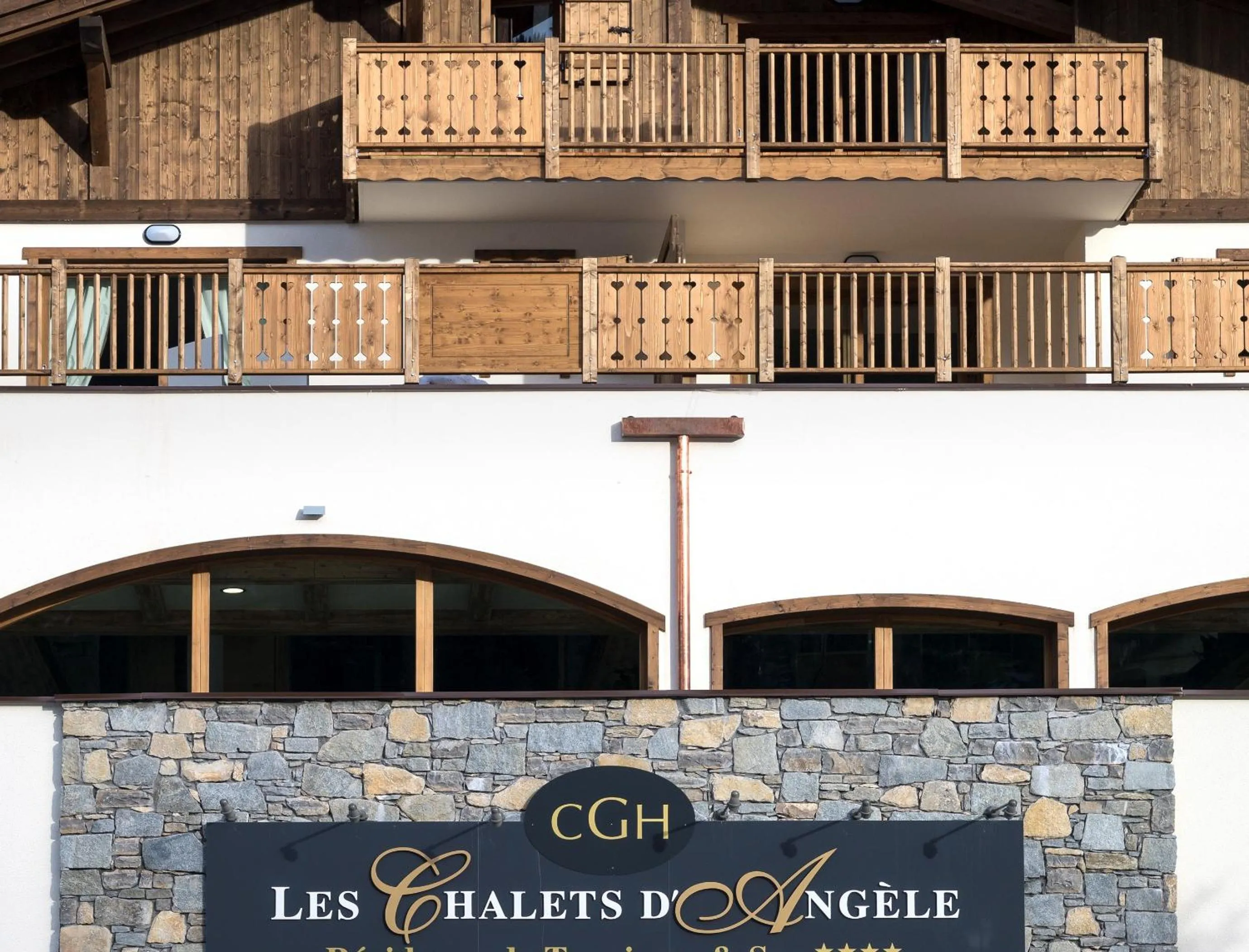 Property building in CGH Résidences & Spas Les Chalets d'Angèle