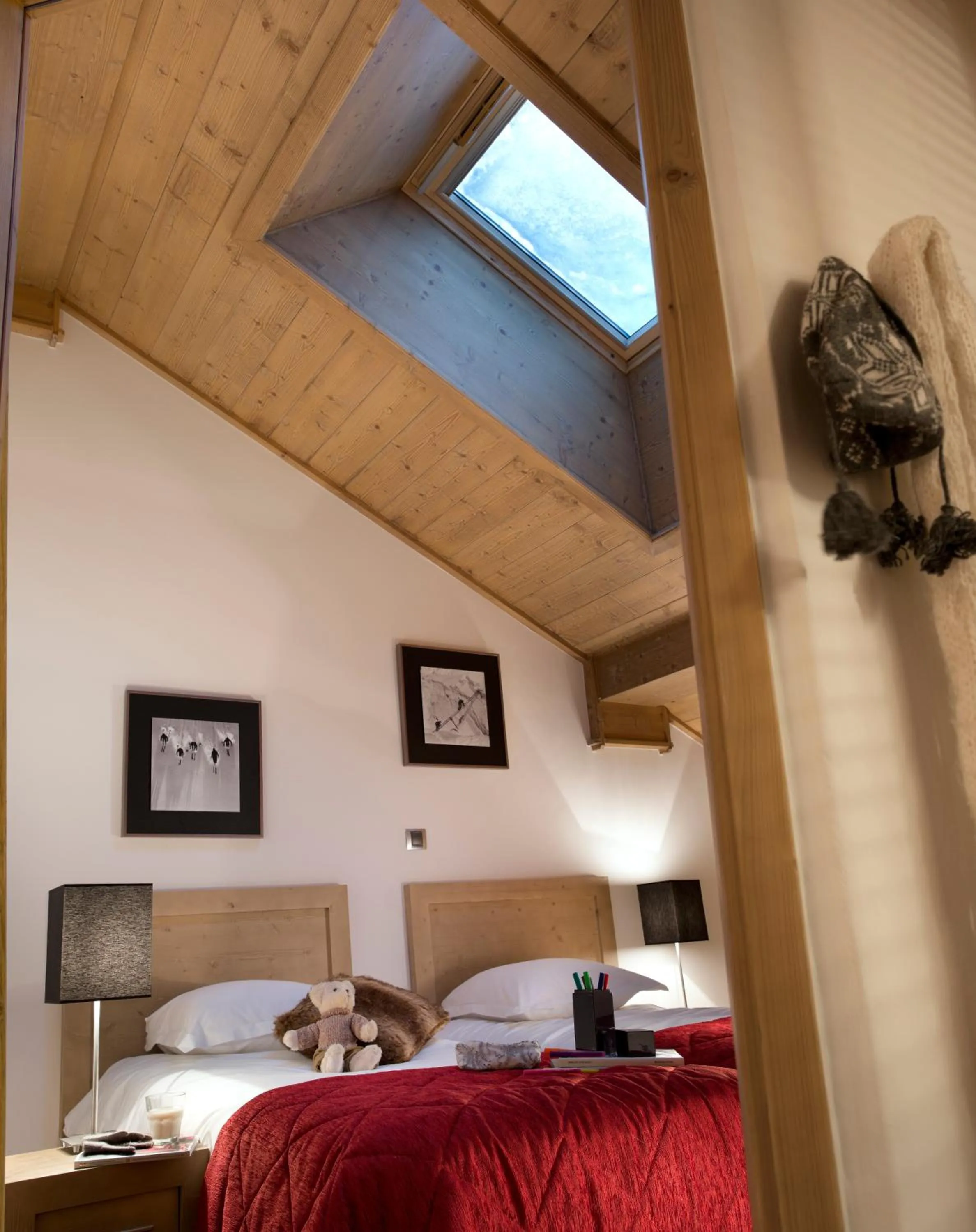 Bedroom, Bed in CGH Résidences & Spas Les Chalets d'Angèle