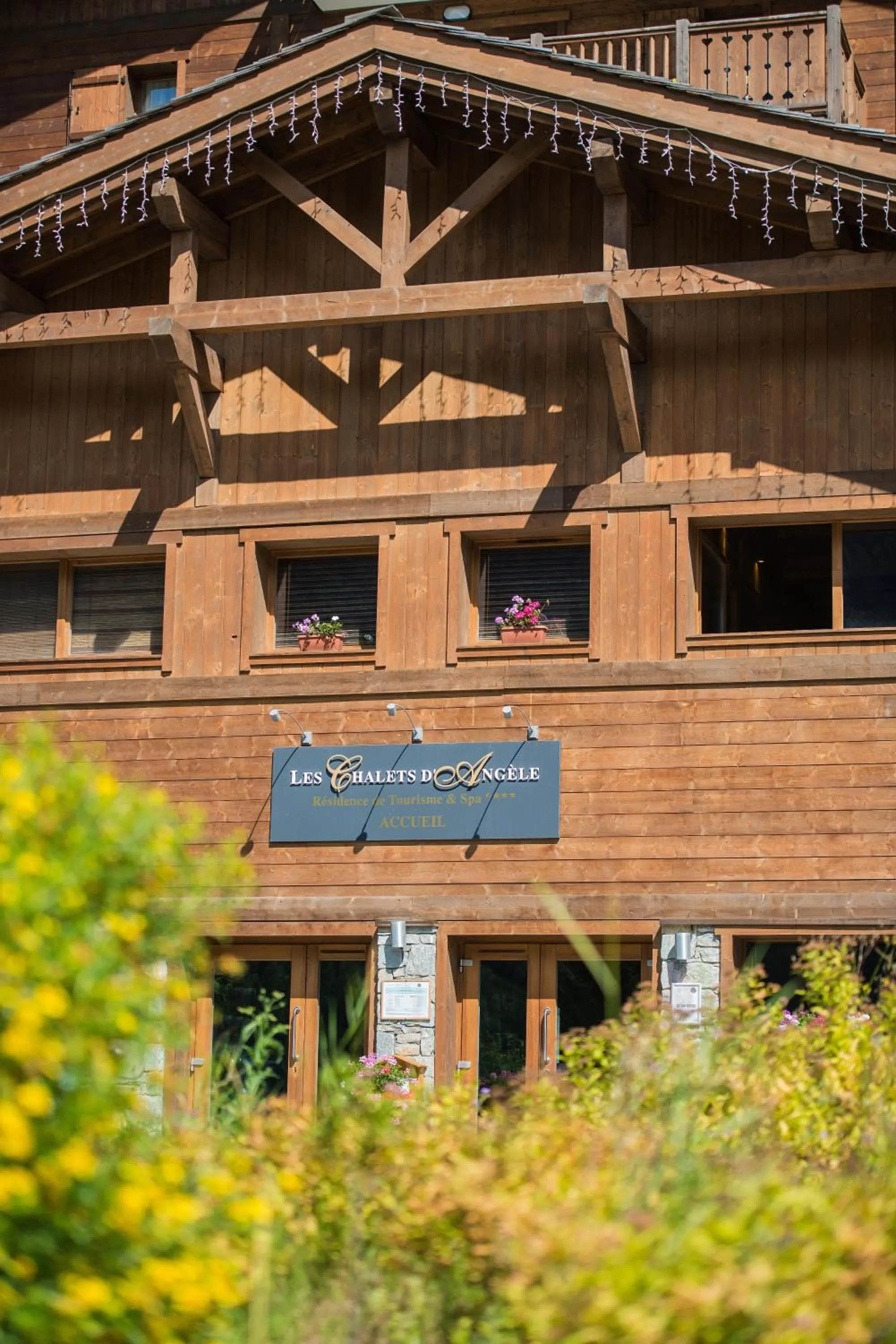 Facade/entrance in CGH Résidences & Spas Les Chalets d'Angèle