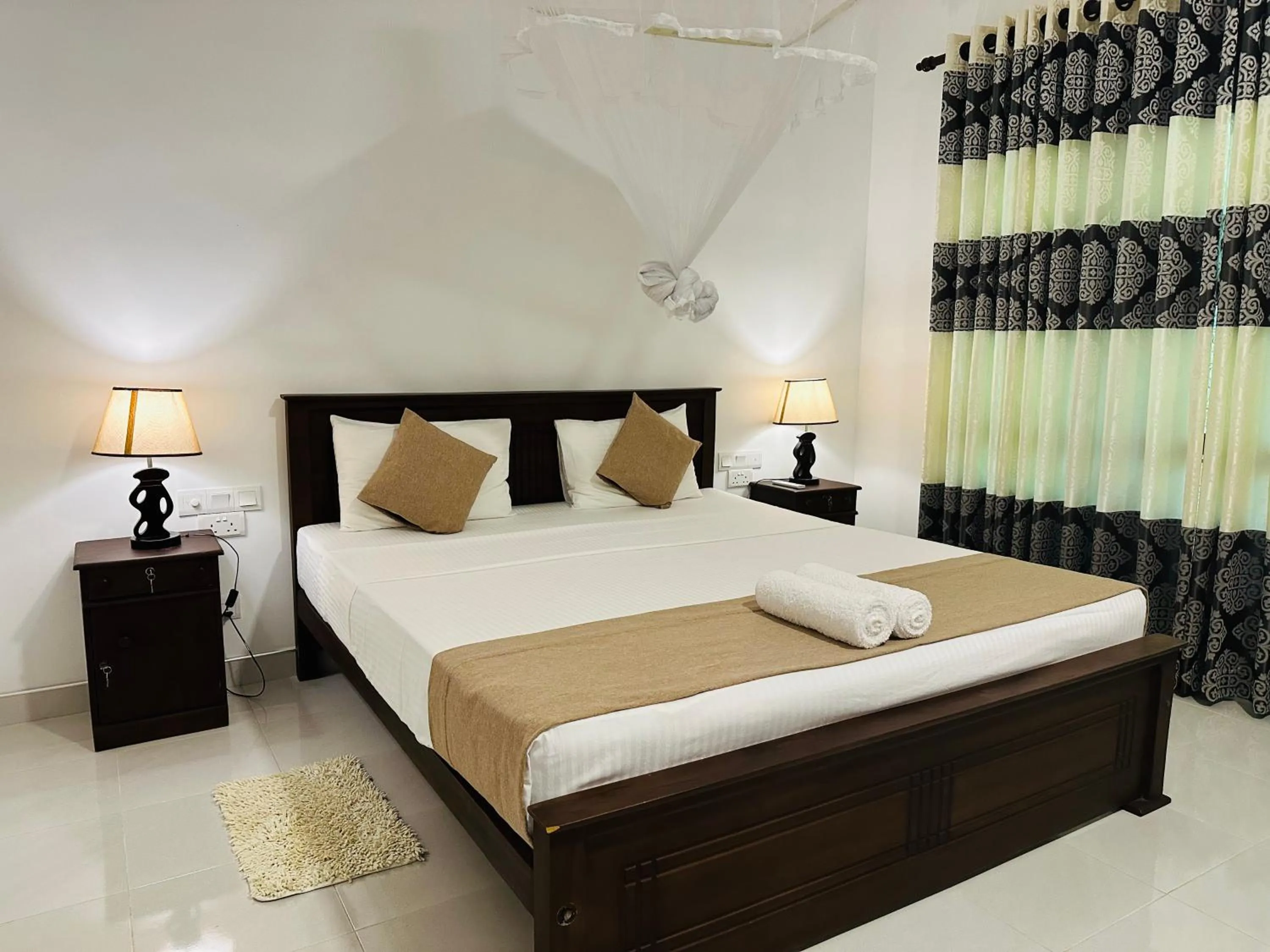 Bedroom, Bed in Sigiri Hibiscus Villa