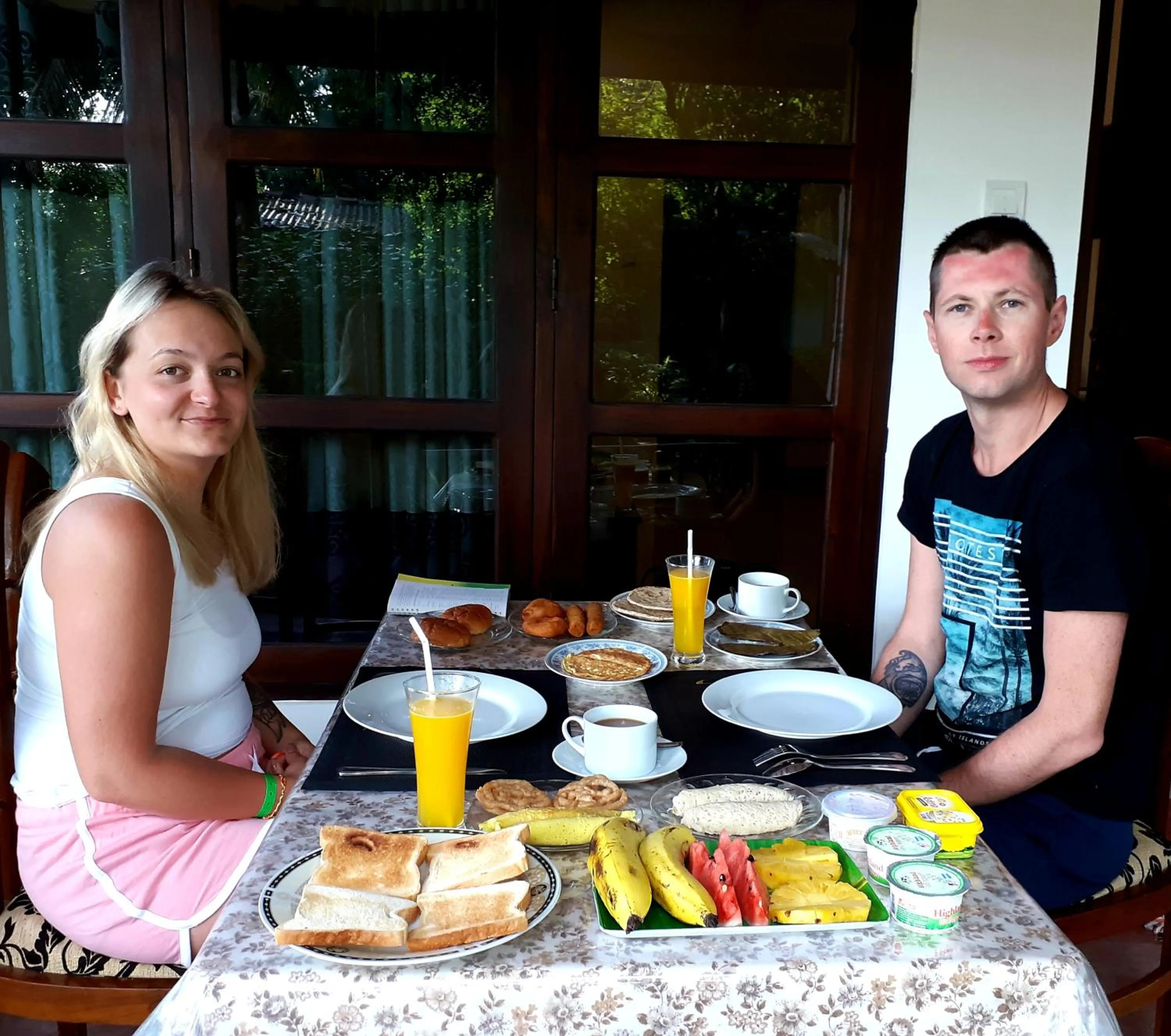 Breakfast in Sigiri Hibiscus Villa