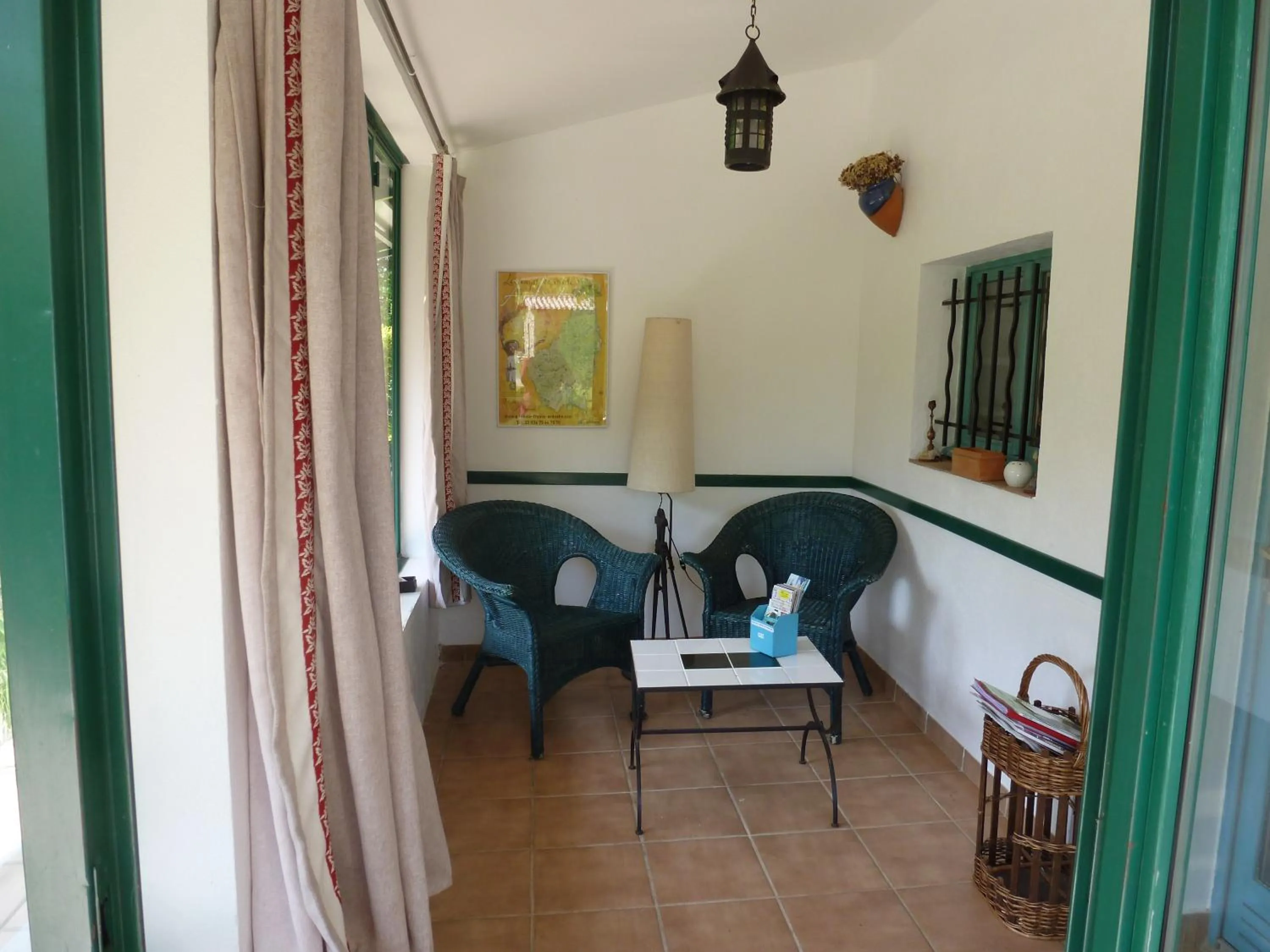 Seating area in Domaine du Planas AILHON ARDECHE
