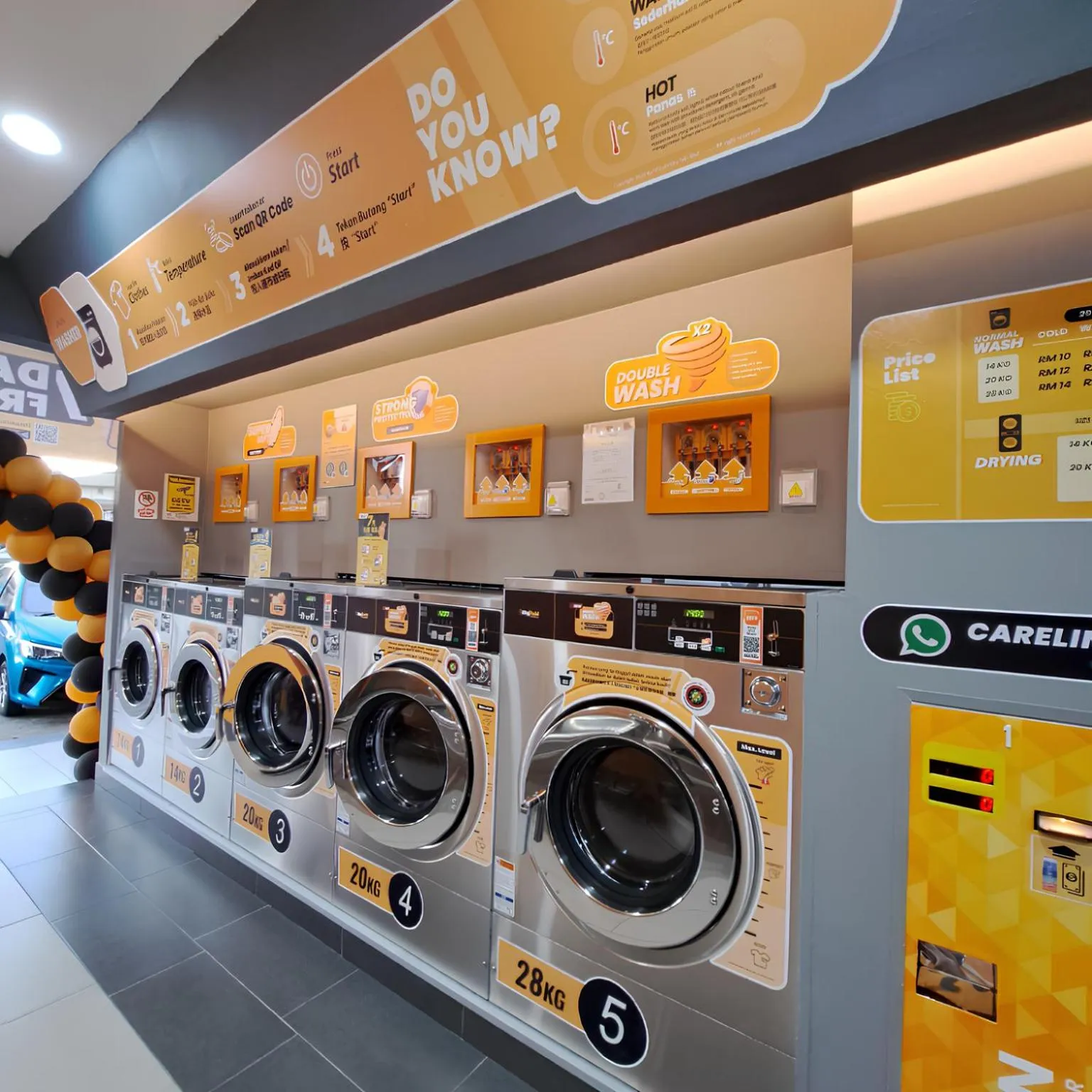 laundry in Natol Hotel