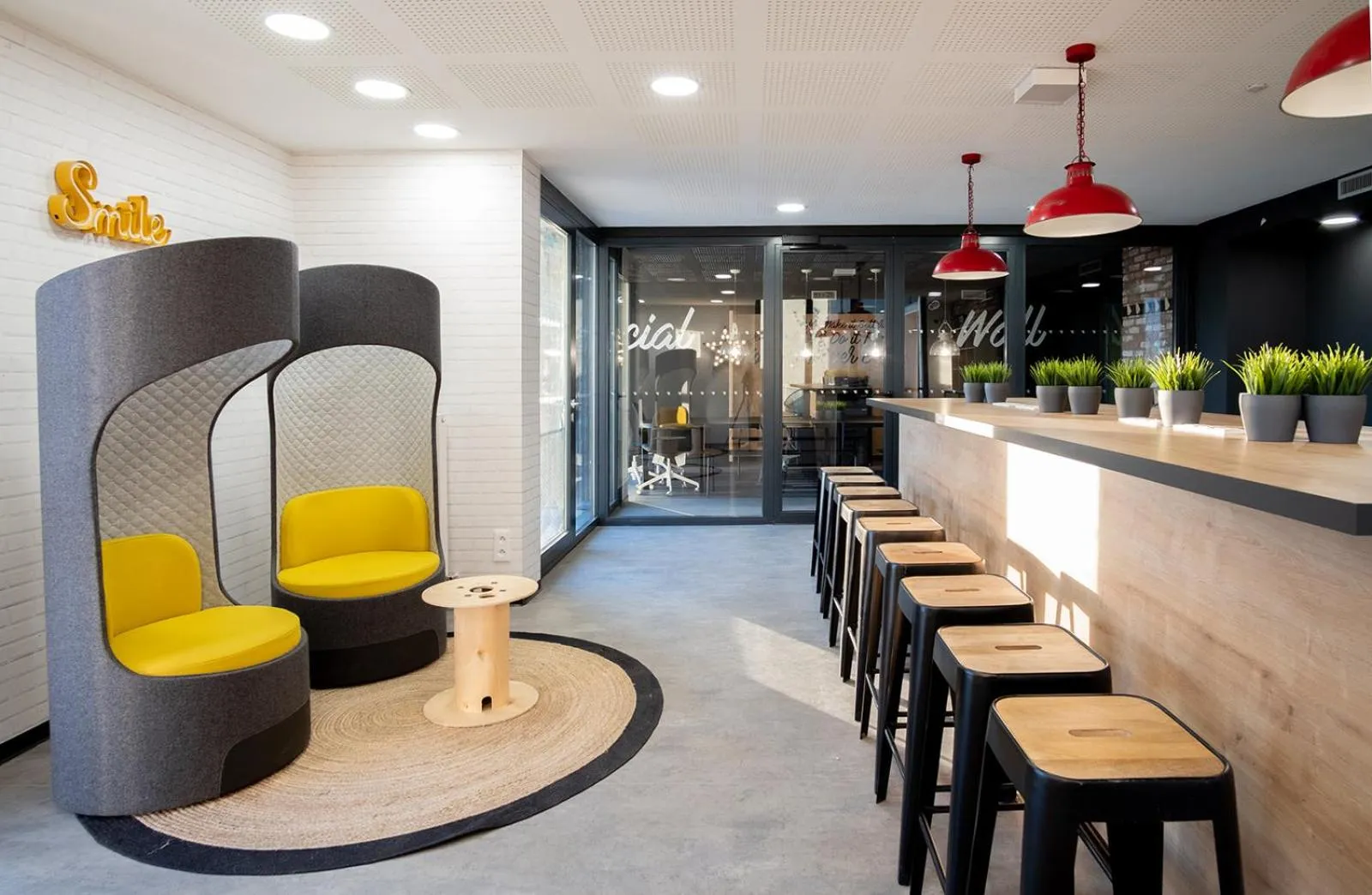 Library in Student Factory Bordeaux Armagnac