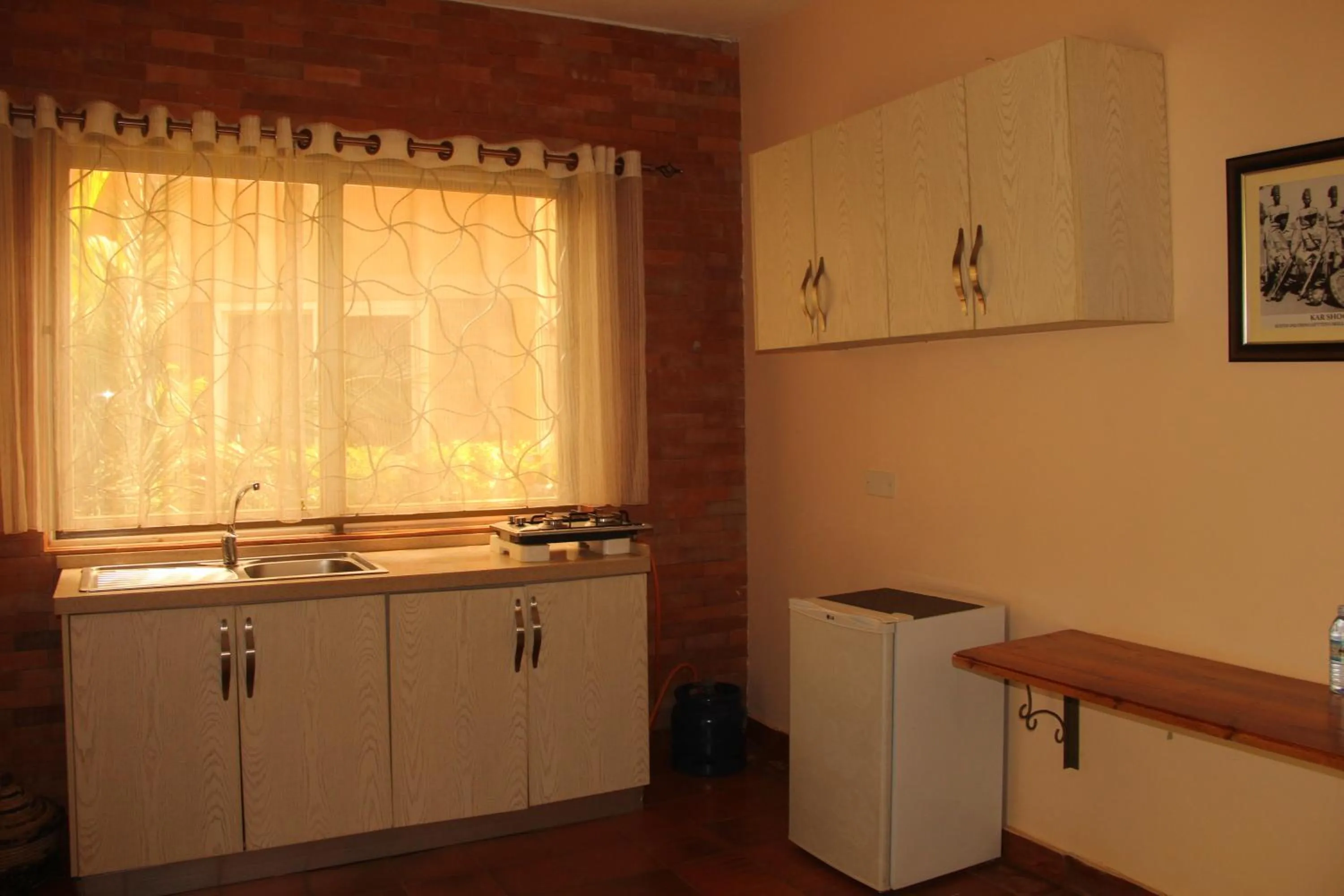Kitchen or kitchenette in Saltek Forest Cottages