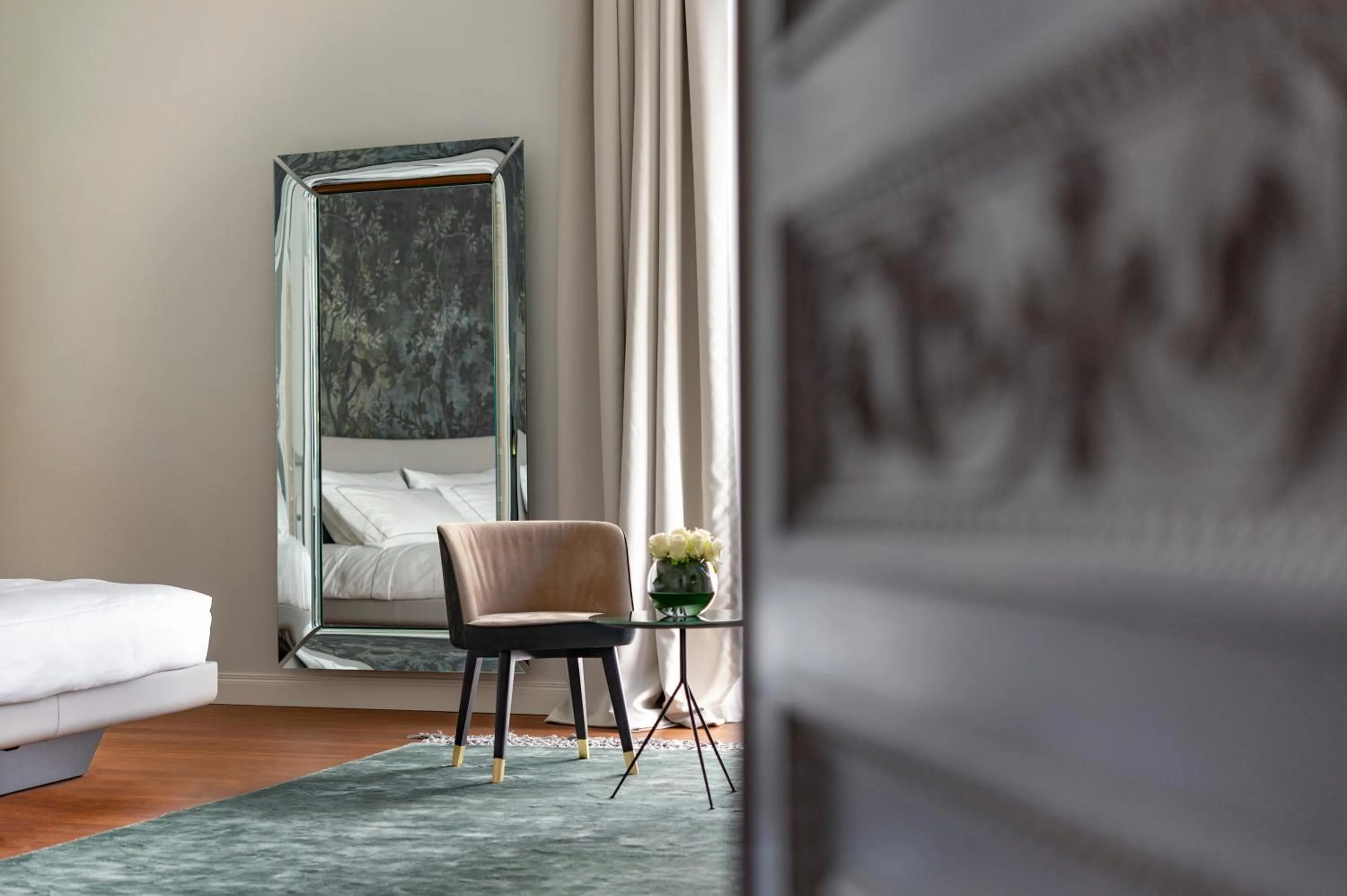 Decorative detail, Bed in Butterfly Verona