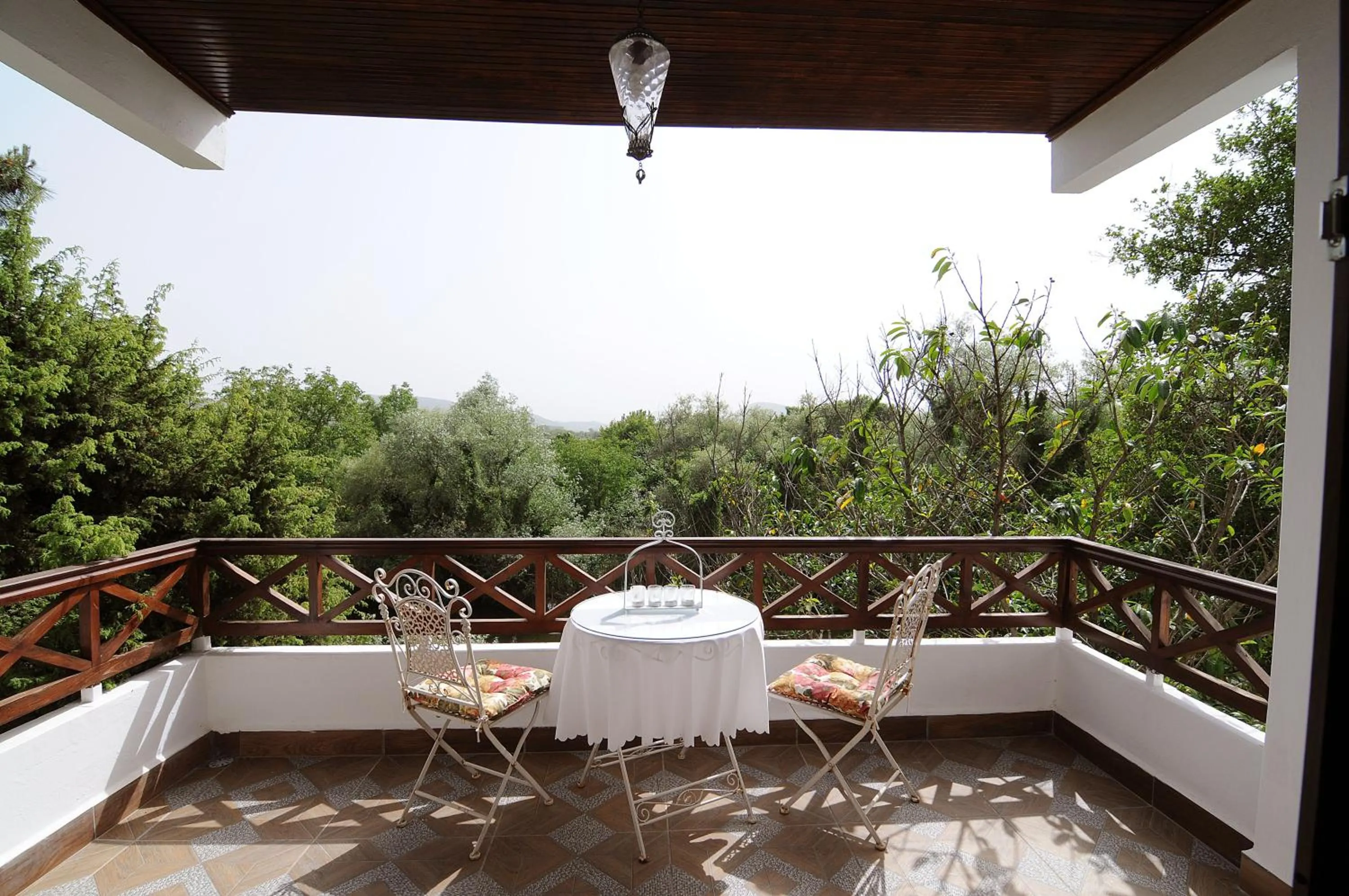 Balcony/Terrace in Beyaz Ev Agva - Adult only +15