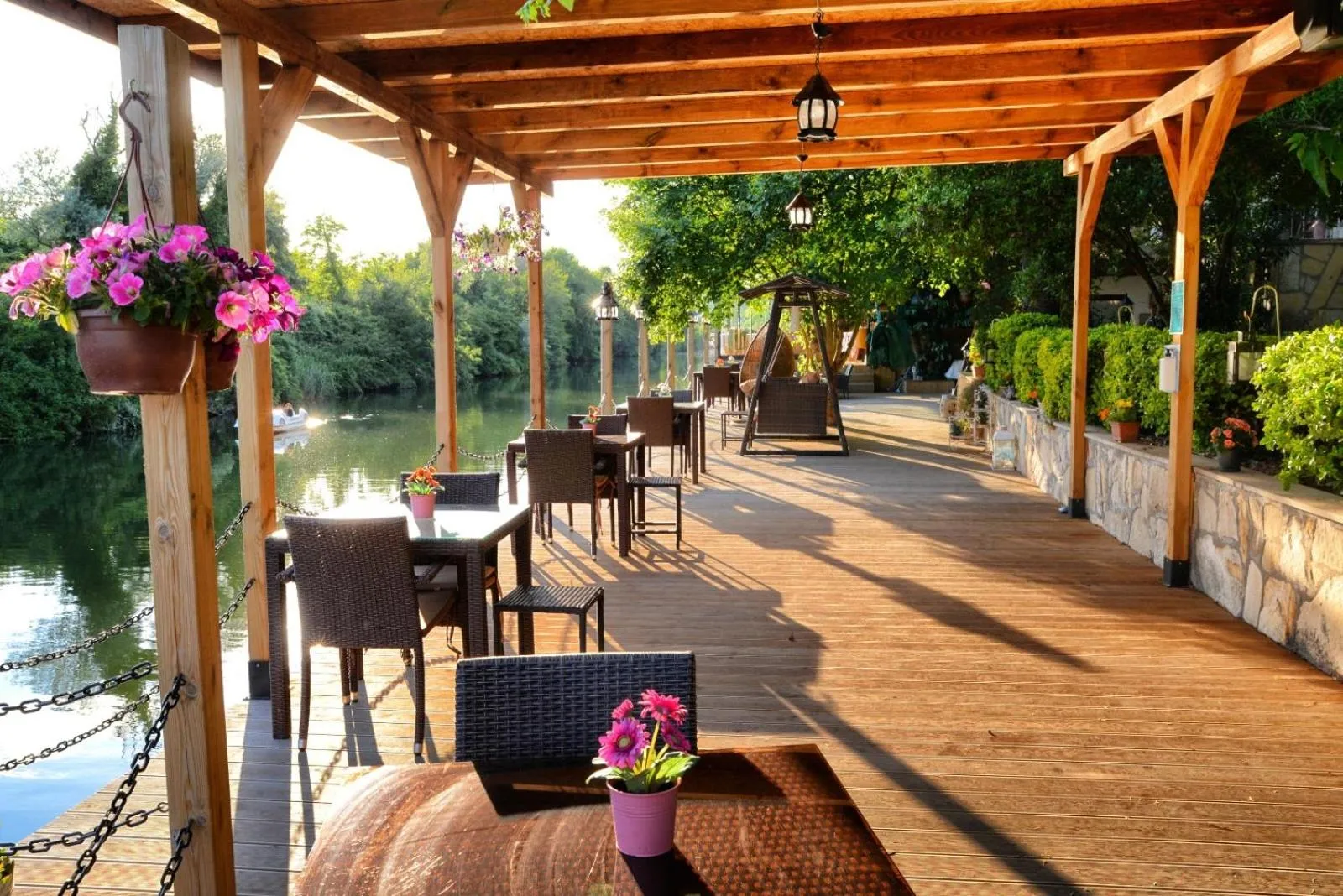 Balcony/Terrace in Beyaz Ev Agva - Adult only +15