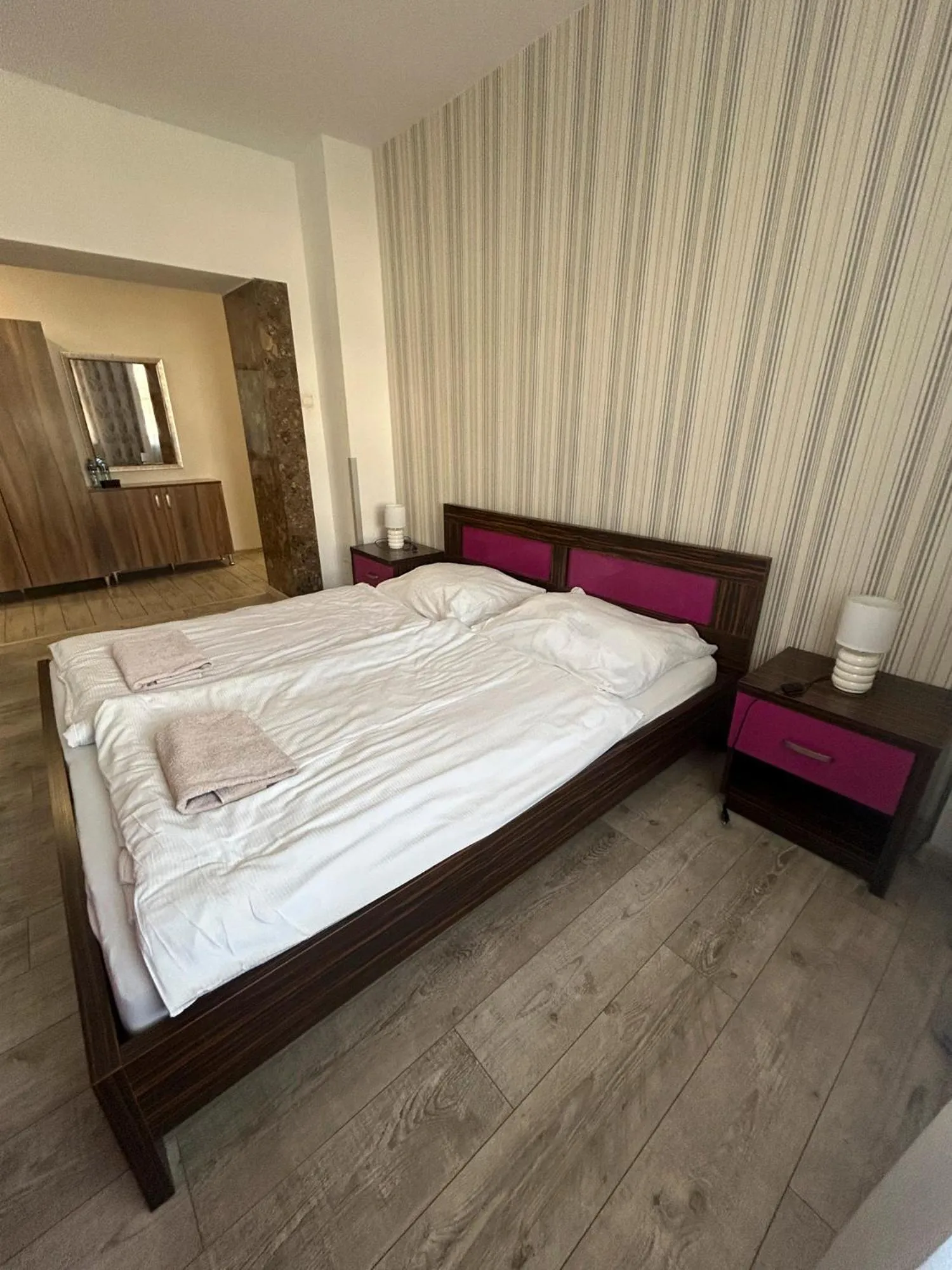 Bed in Hotel Wysoka Brama