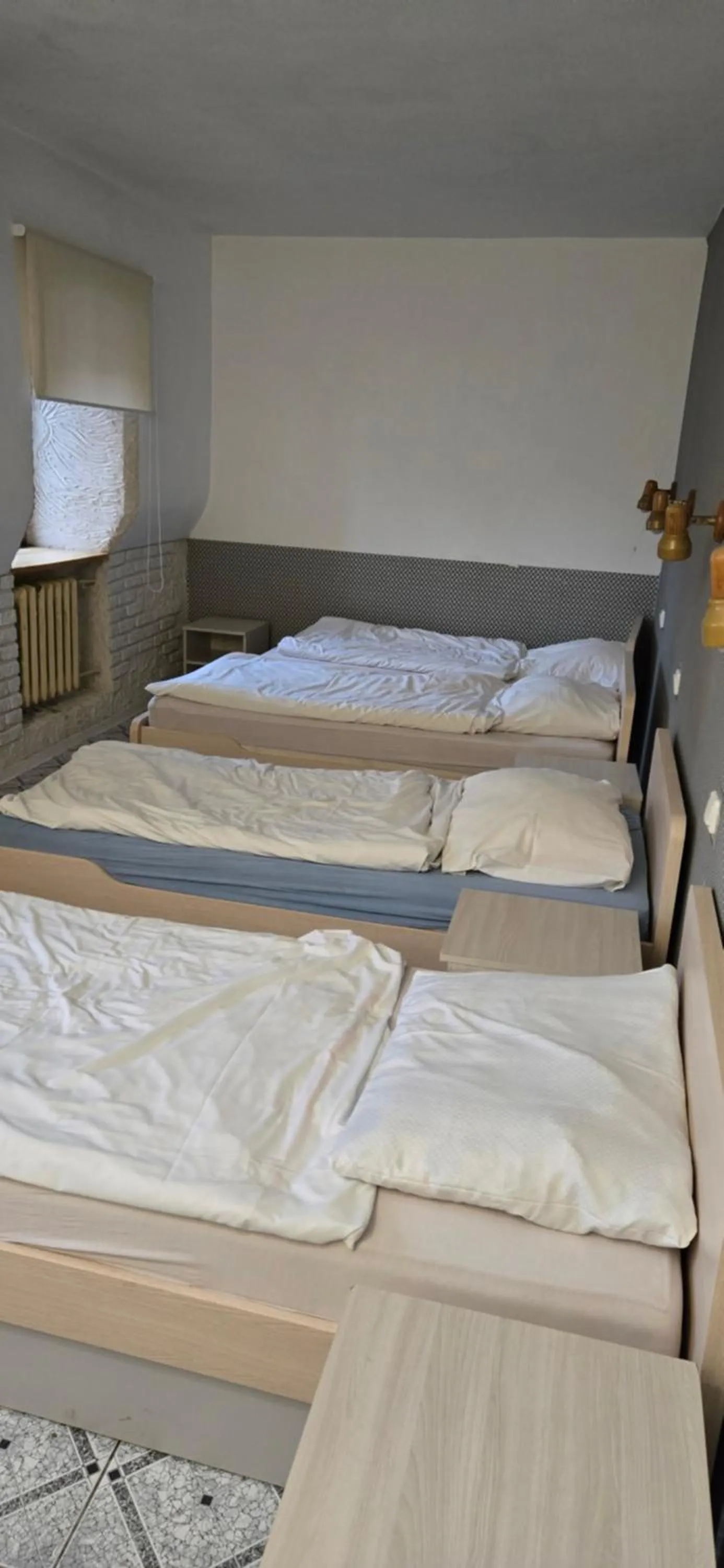 Bed in Hotel Wysoka Brama