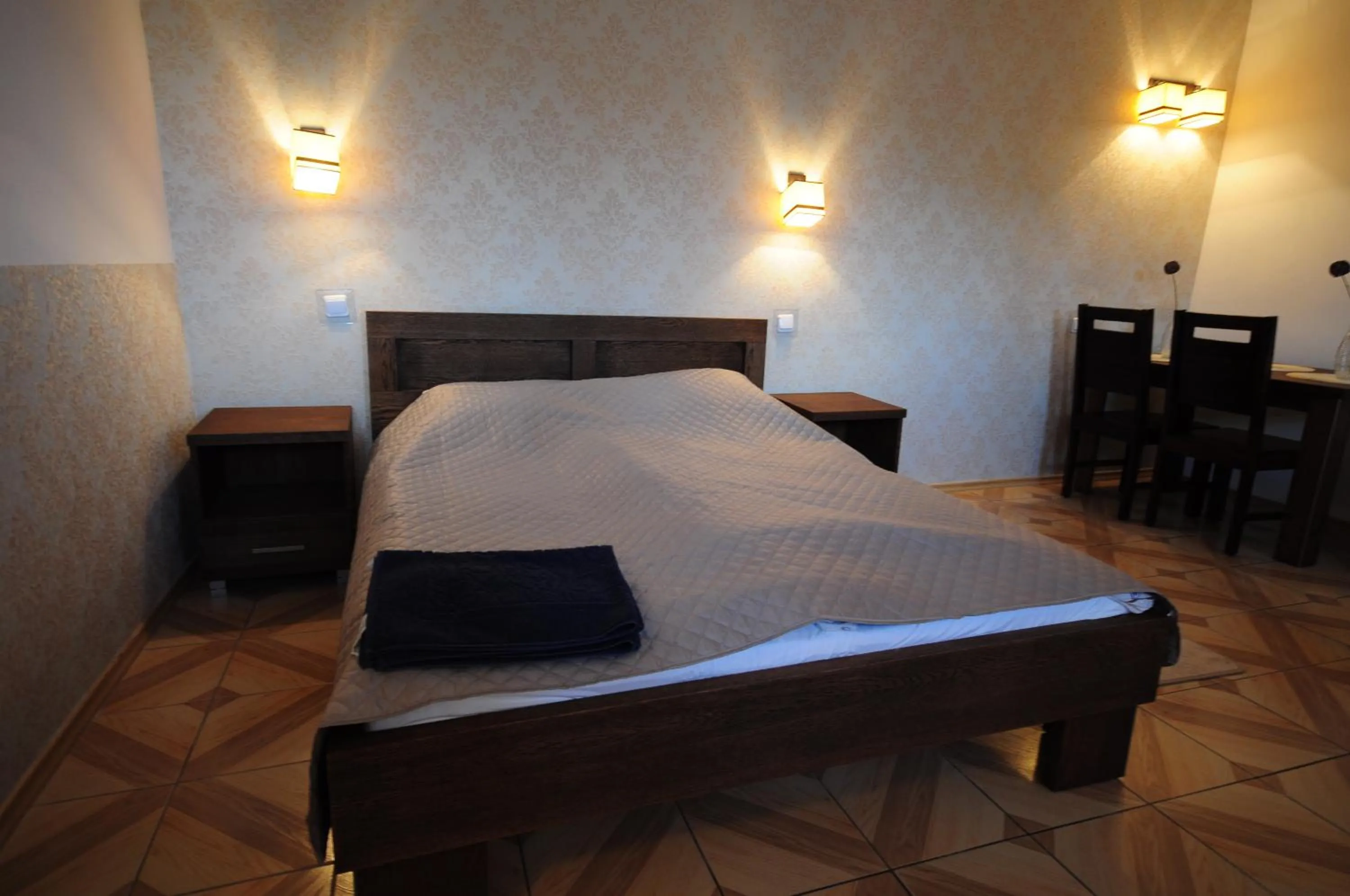 Bed in Hotel Wysoka Brama