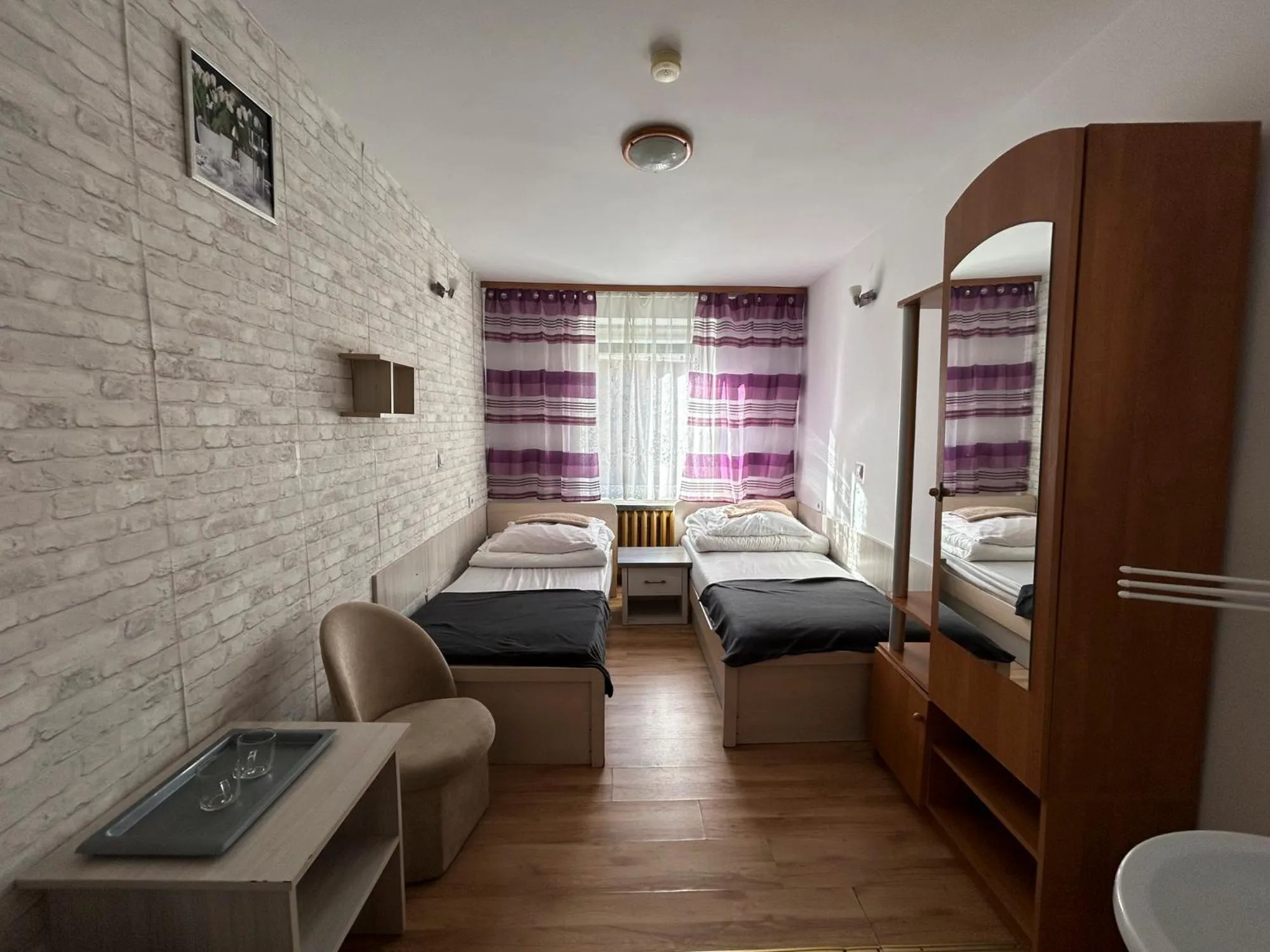 Bed in Hotel Wysoka Brama