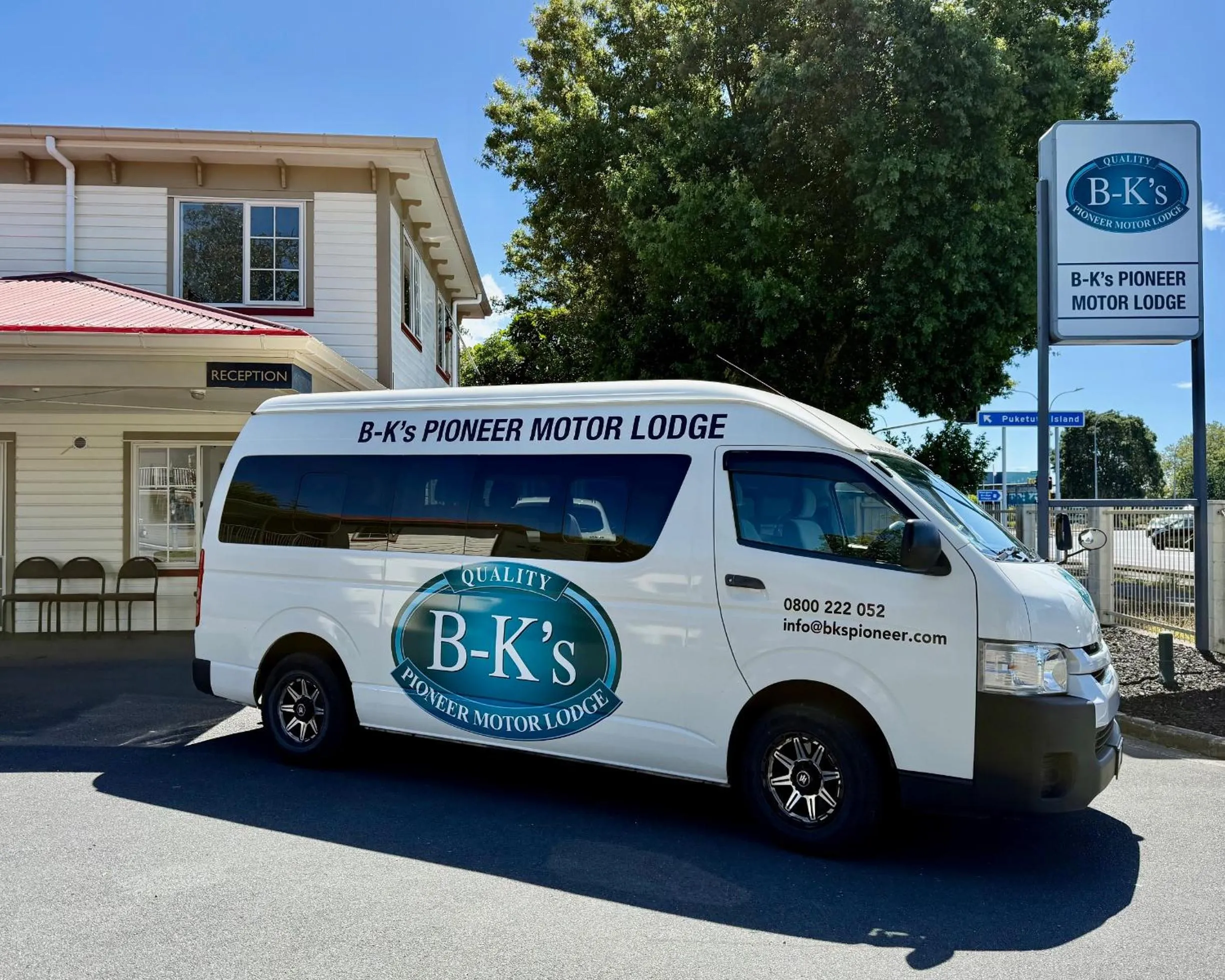 Property building in BKs Pioneer Motel