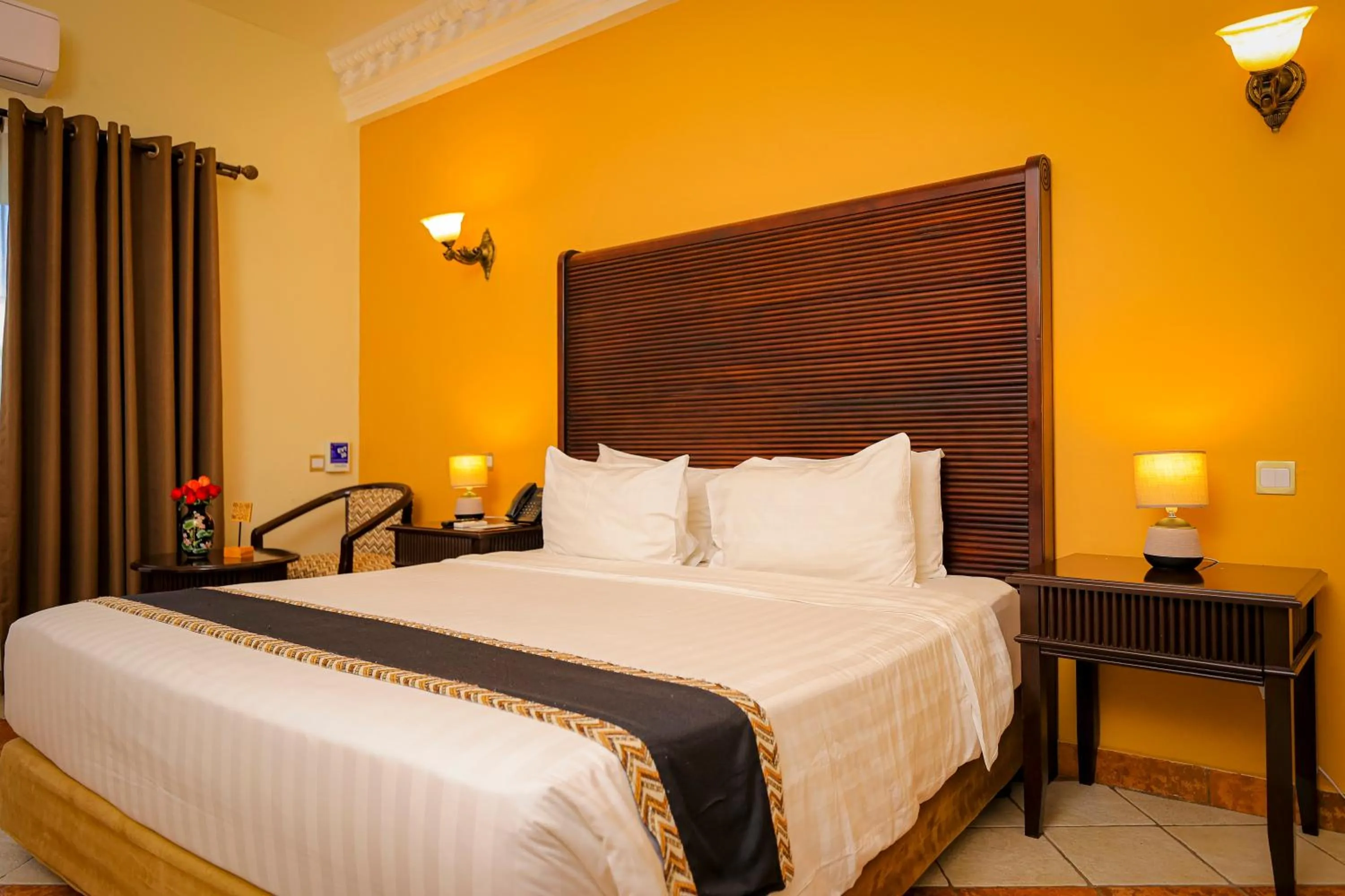 Bed in Colosseum Boutique Hotel & Spa