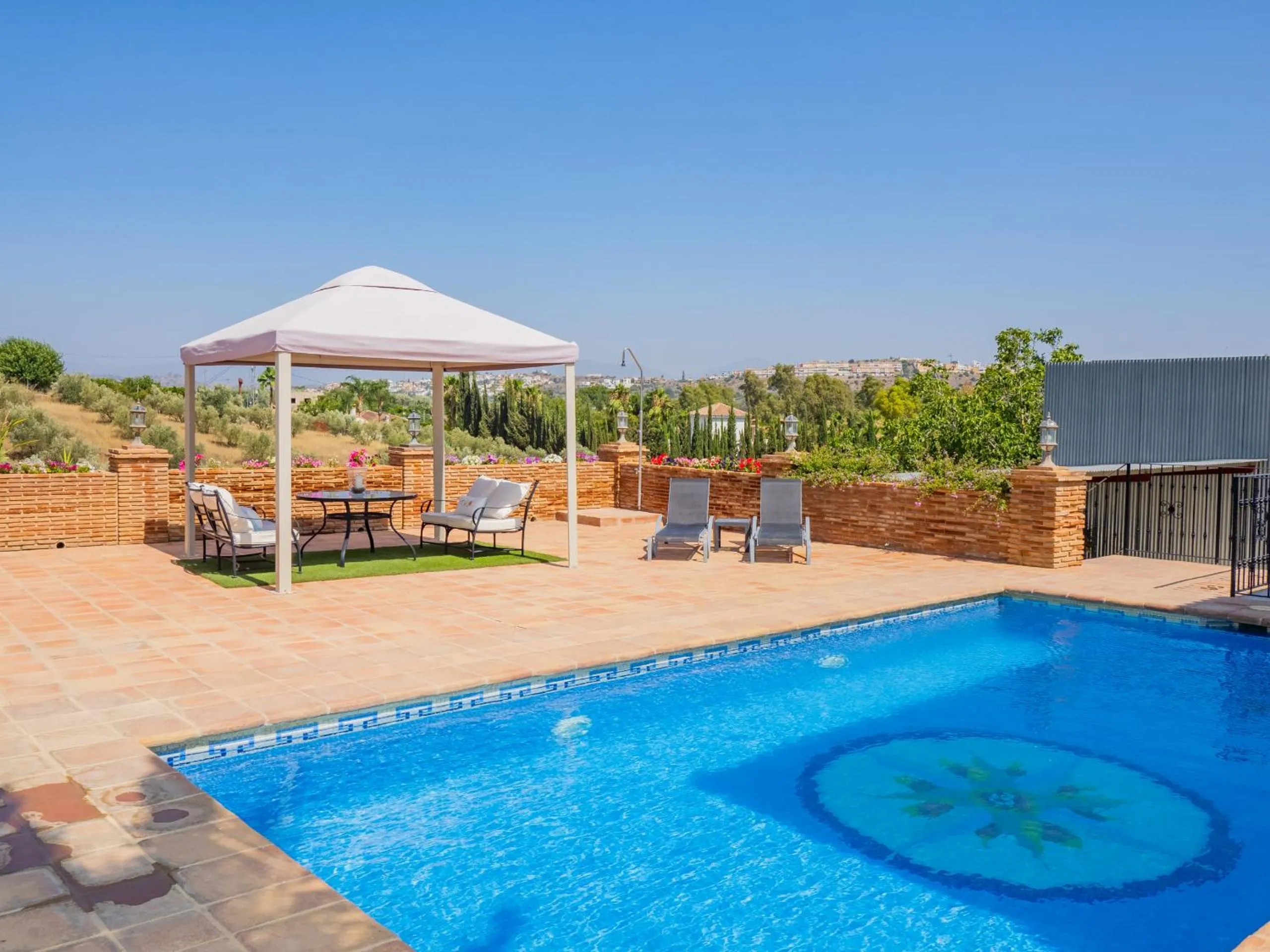 Swimming pool in Cubo´s Finca Mis Seis Soles