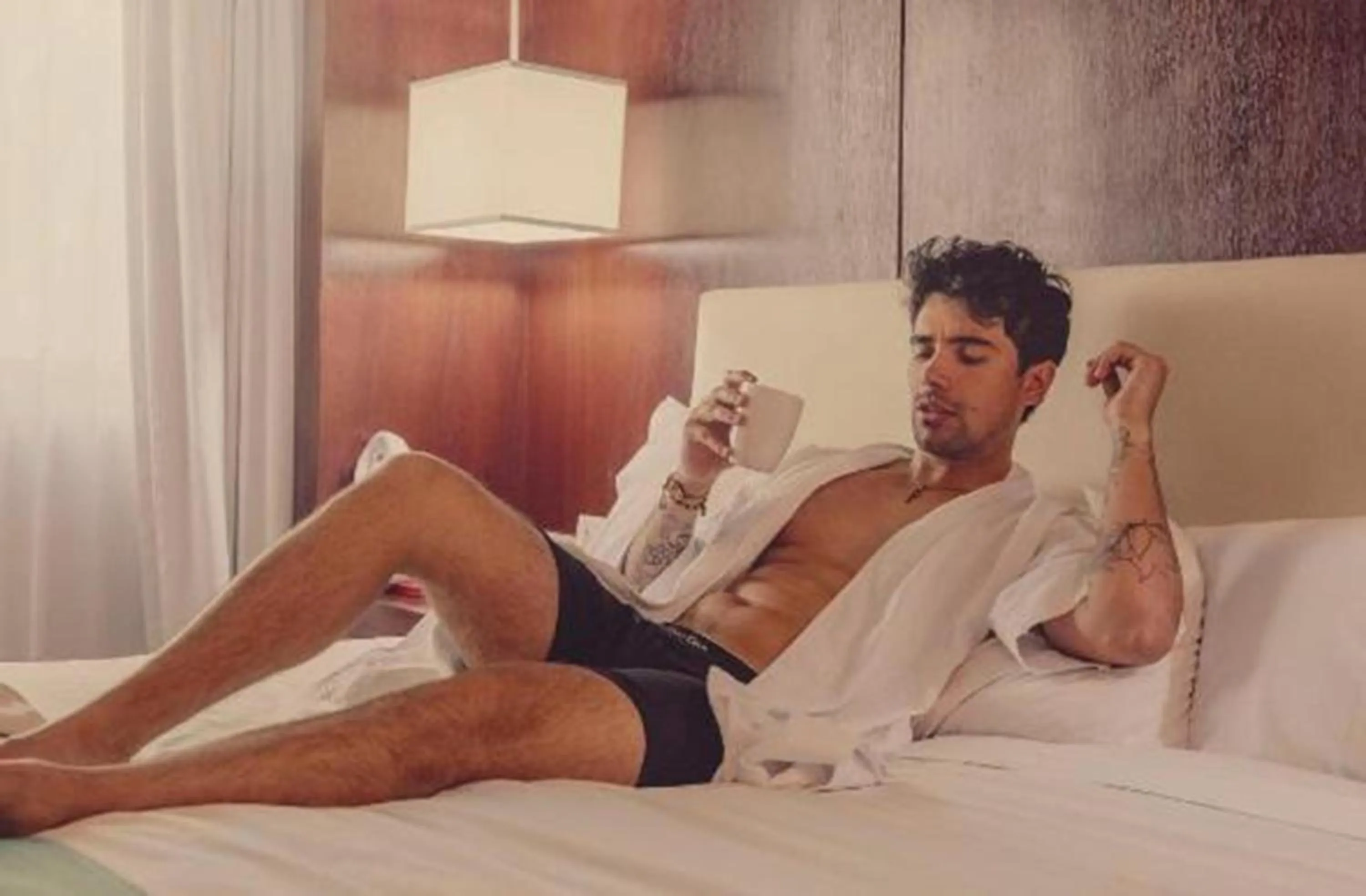 People, Bed in Hotel The Palm