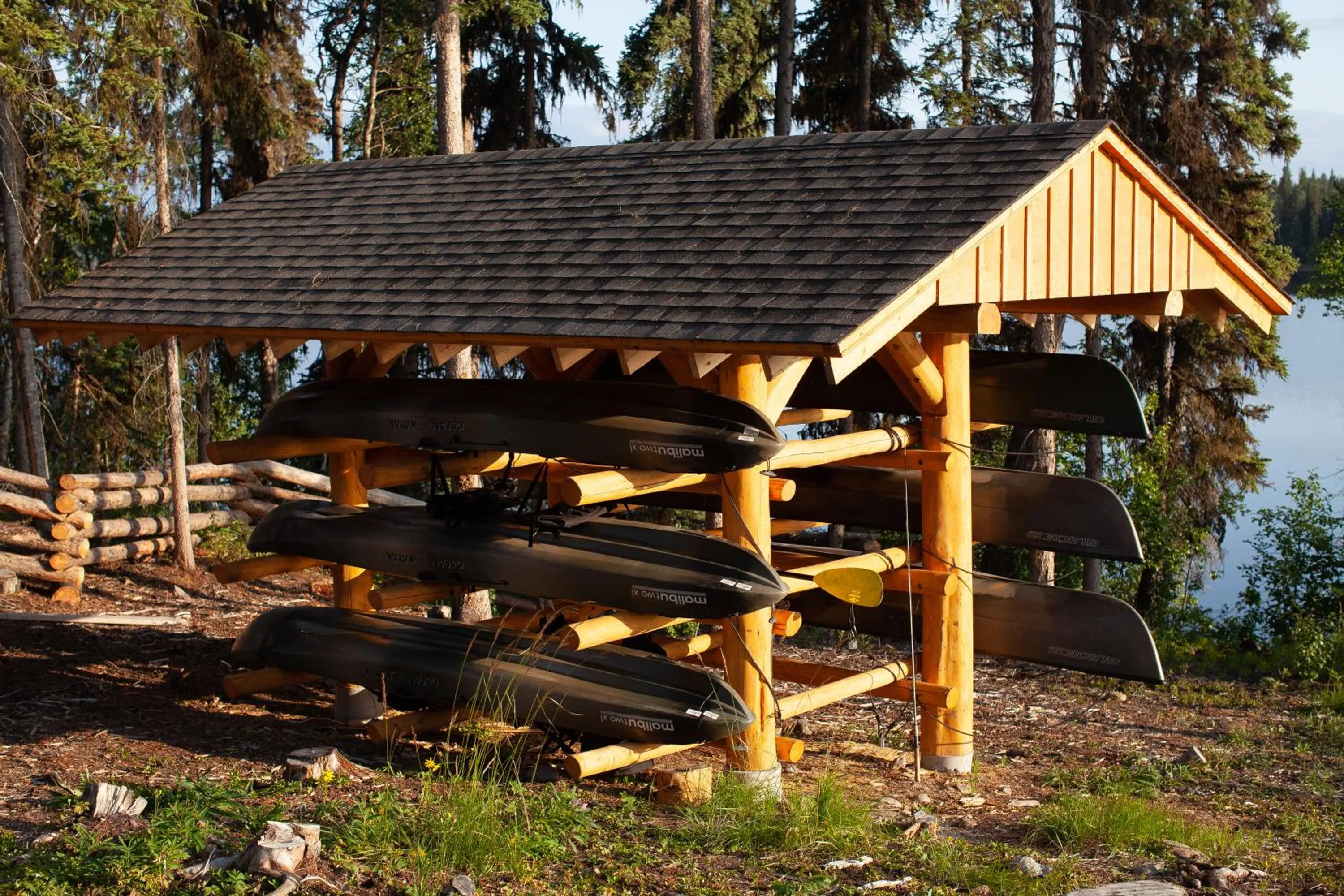 Canoeing in Red Cariboo Apartments