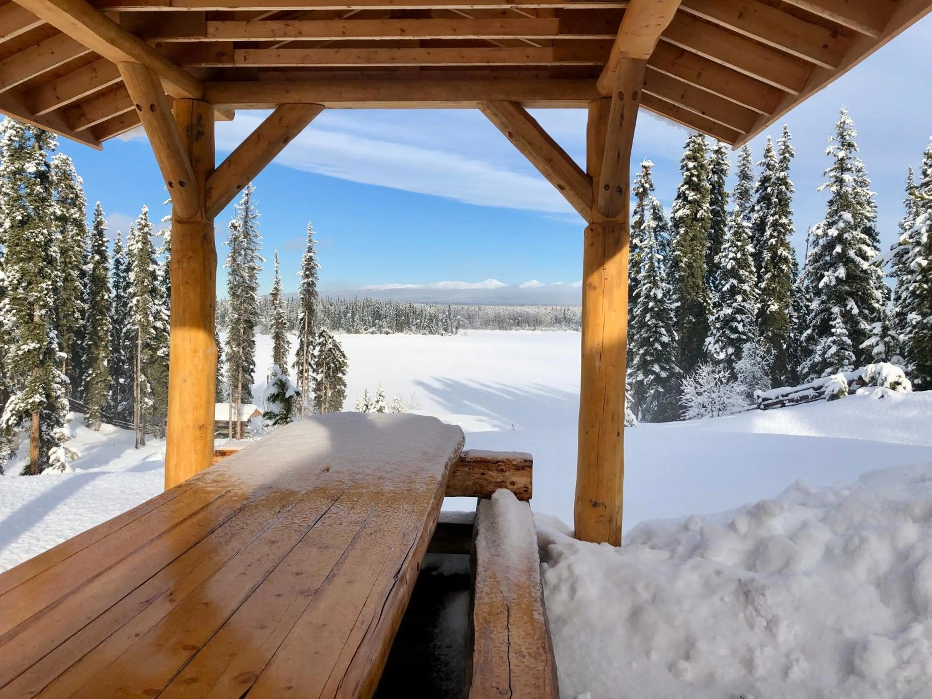 Winter in Red Cariboo Apartments