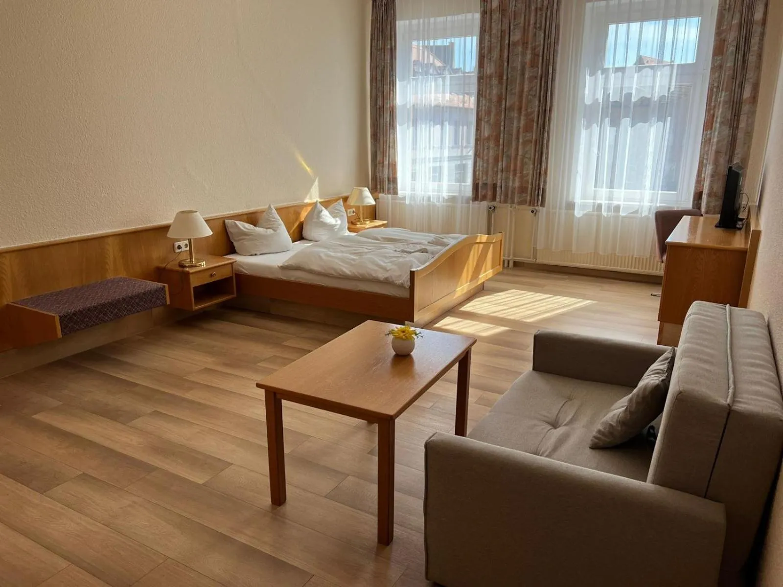 Bed in Hotel Goldenes Schiff