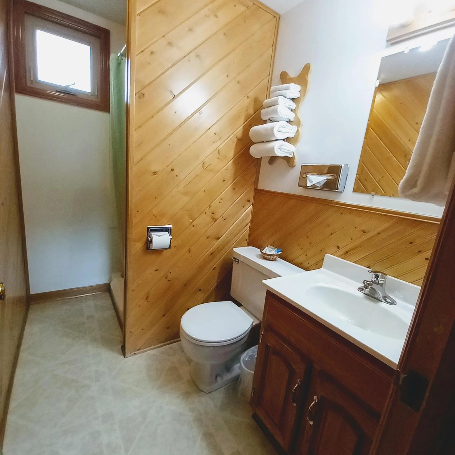 Bathroom in Lone Eagle Lodge