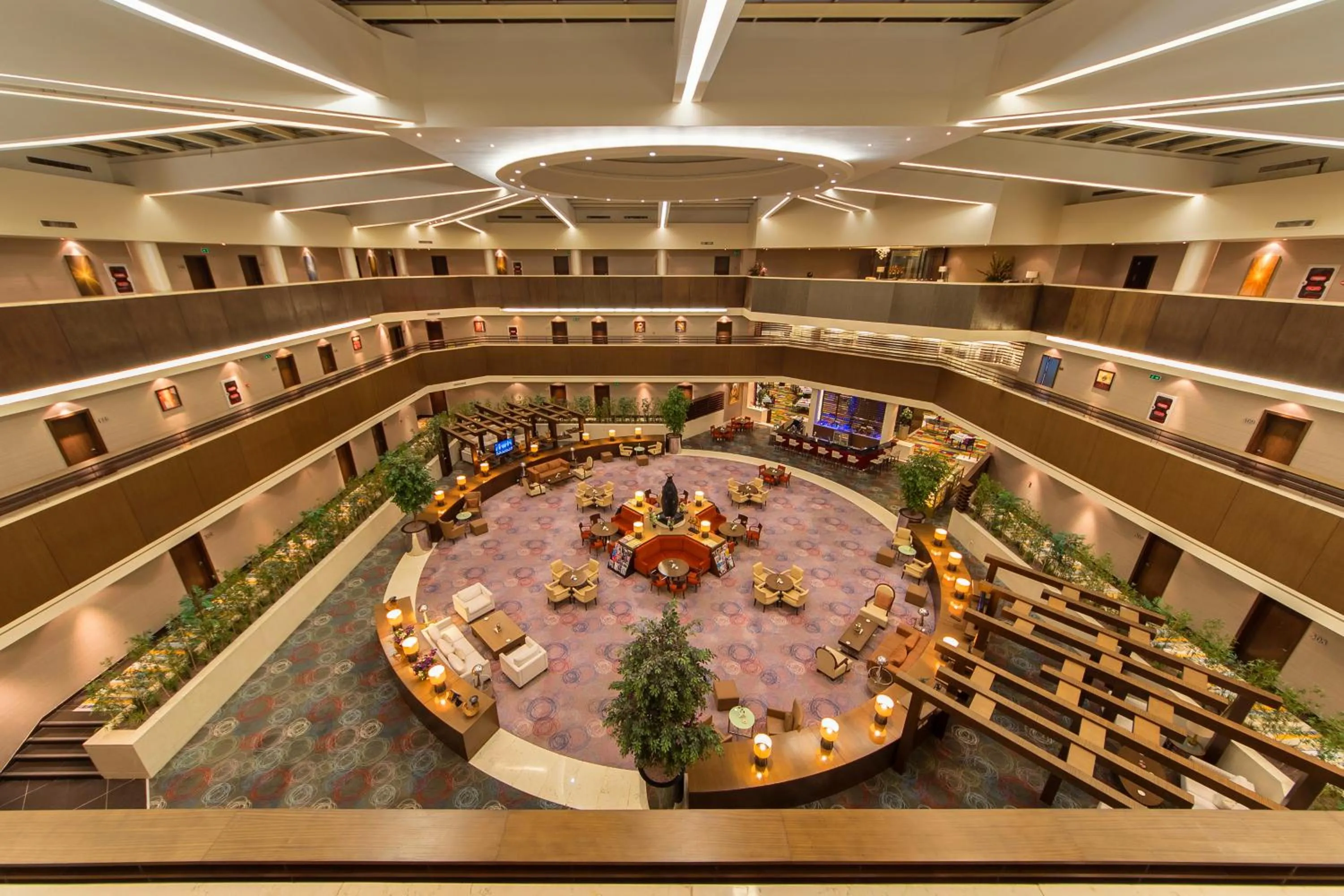 Communal lounge/ TV room in Hotel Grand Swiss