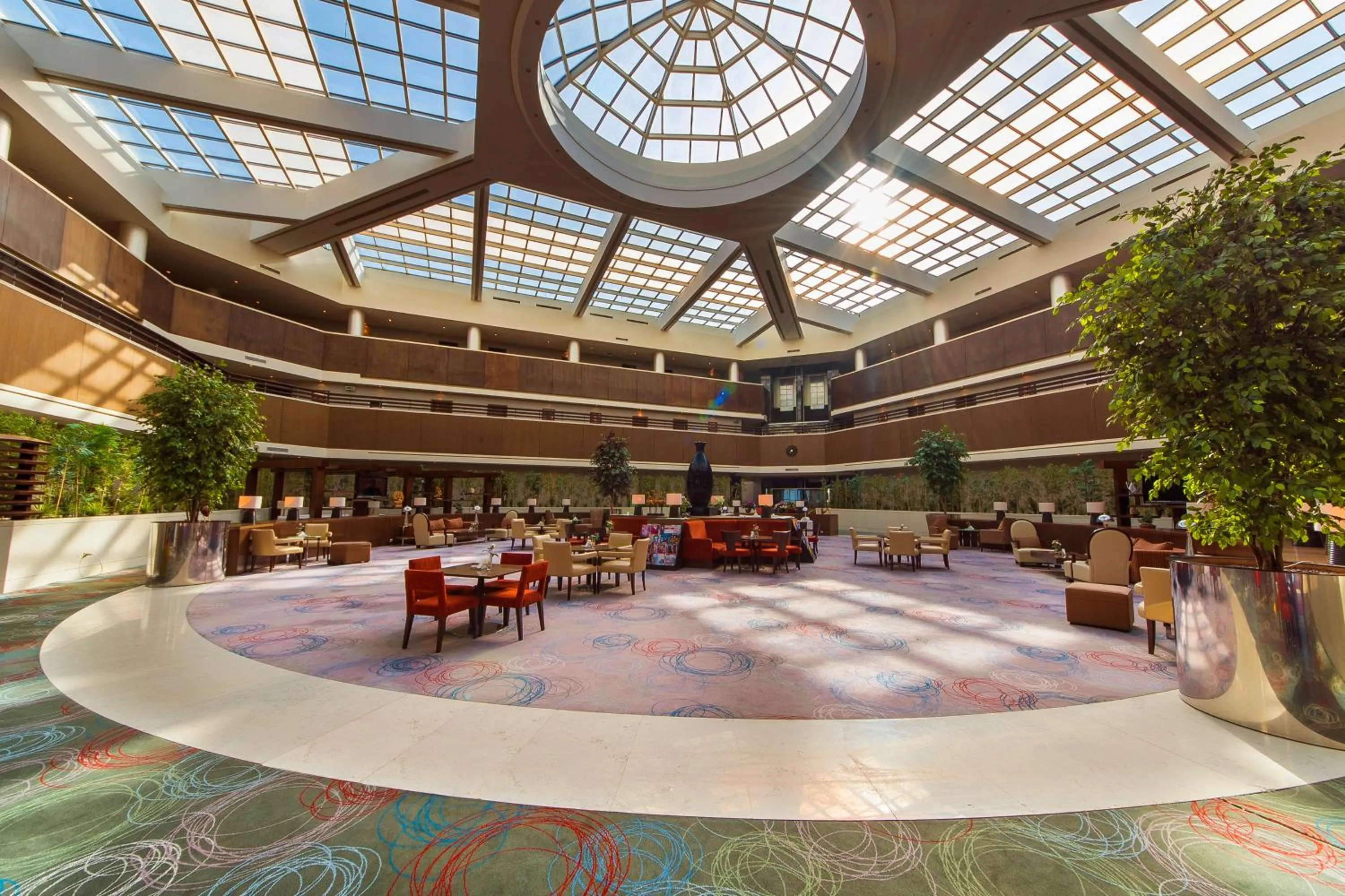 Communal lounge/ TV room in Hotel Grand Swiss