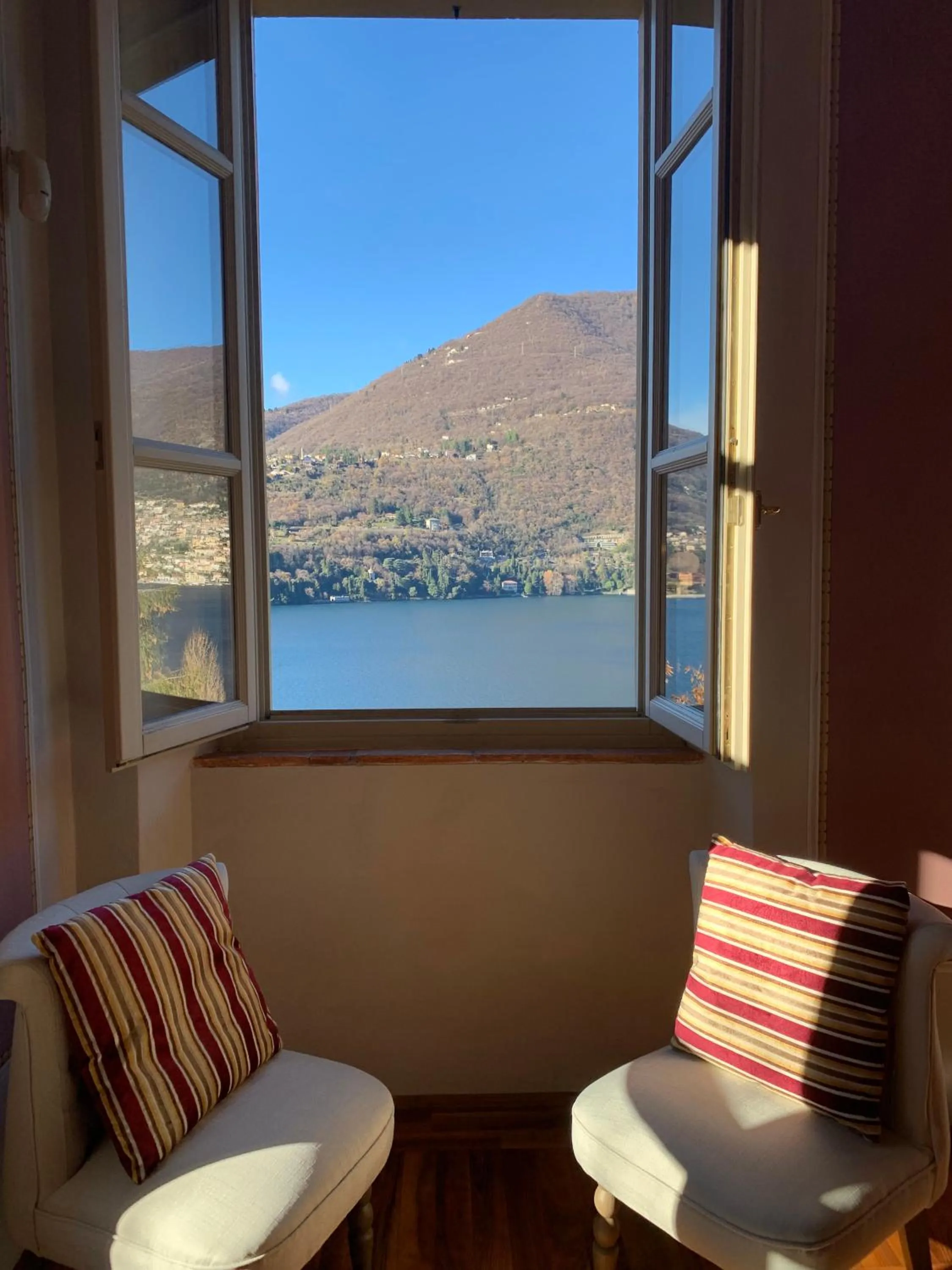 Lake view in B&B Villa Costanza