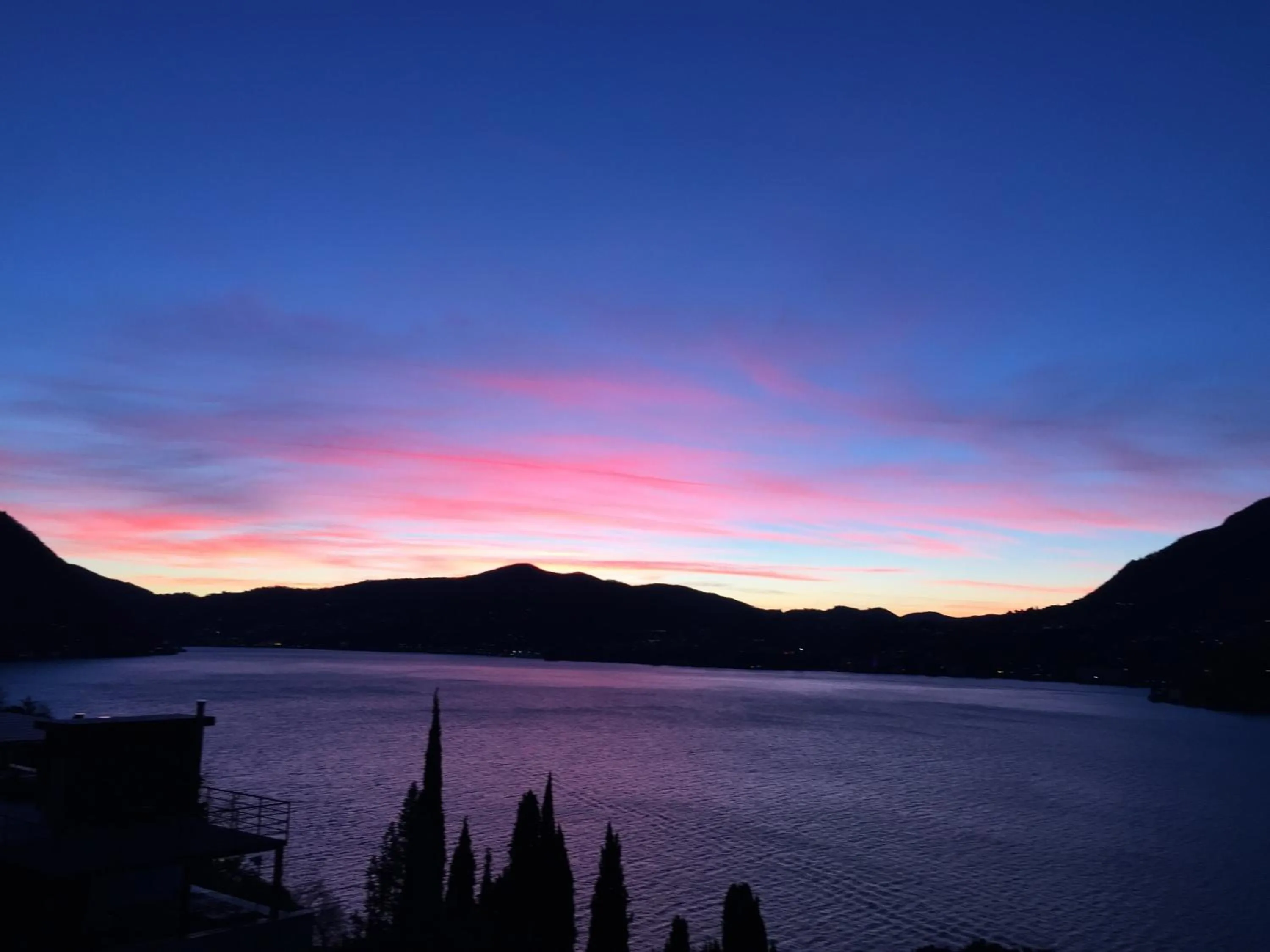 Lake view in B&B Villa Costanza