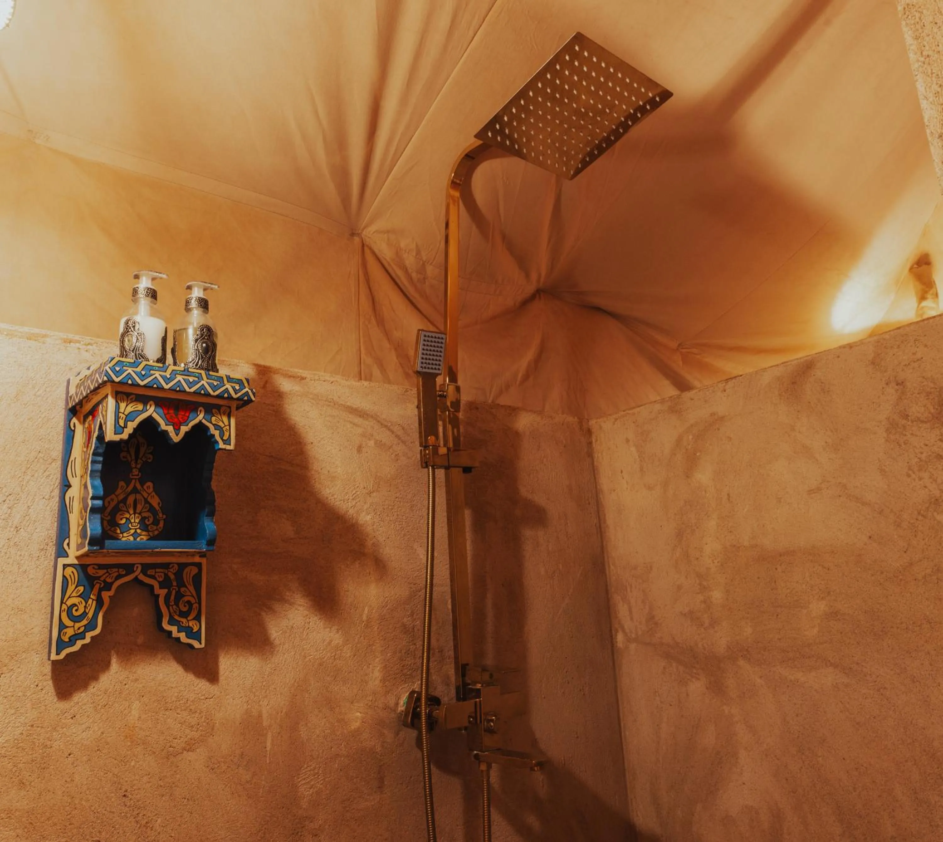 Shower in Tassili Luxury Desert Camp