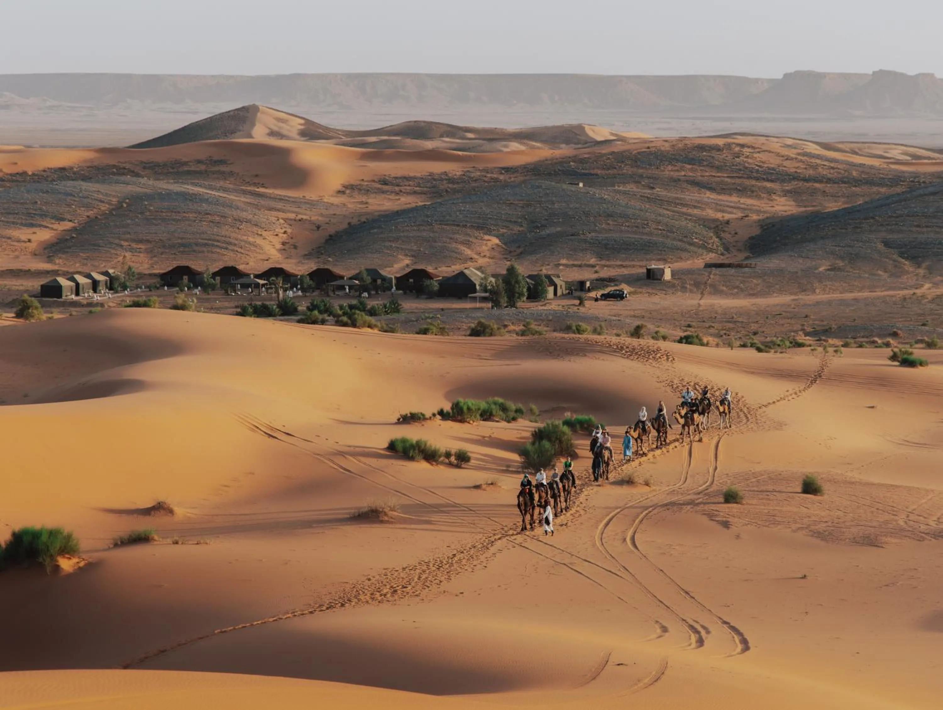 Guests in Tassili Luxury Desert Camp