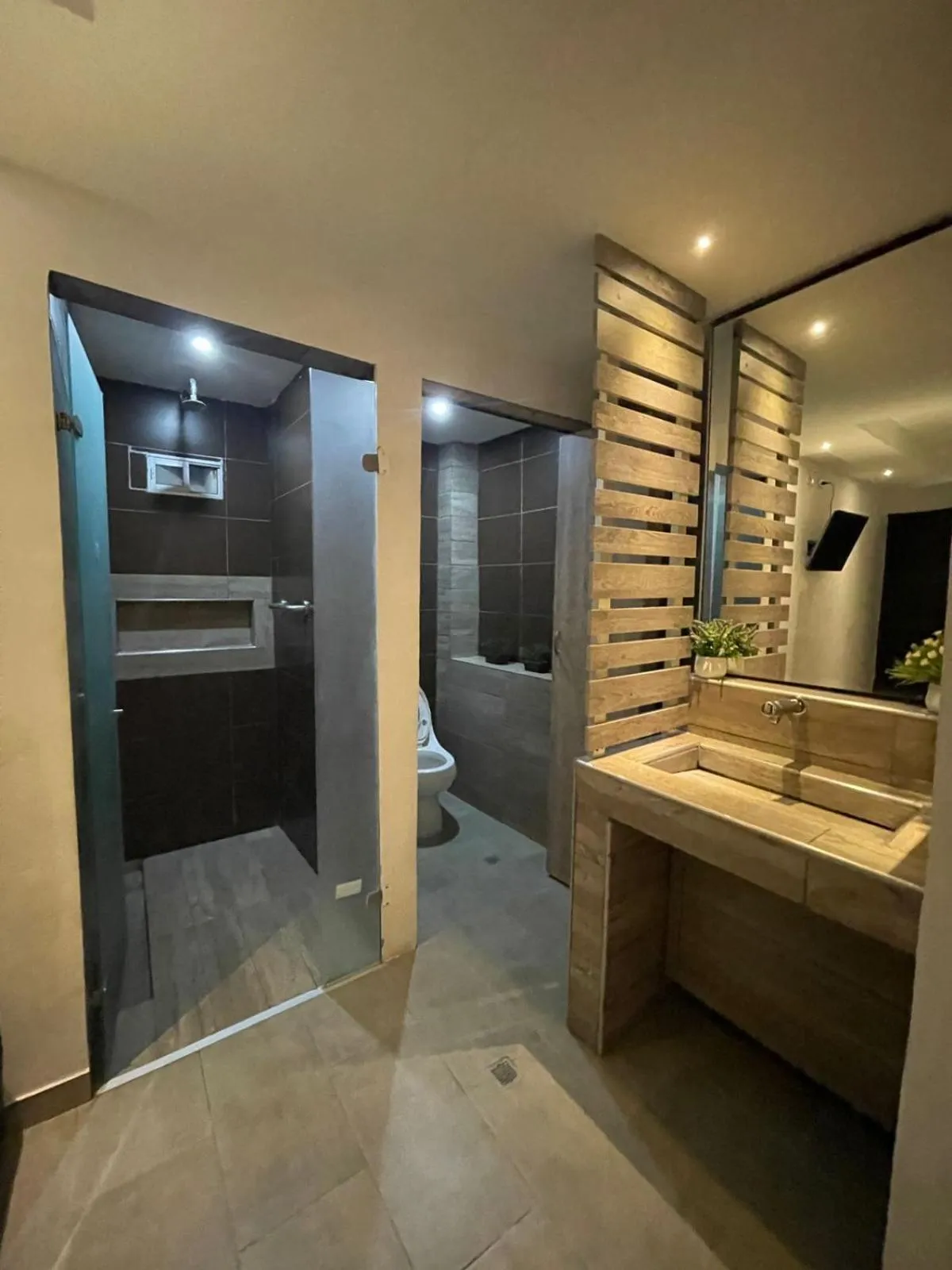 Shower in Hotel Plaza Norte Cali