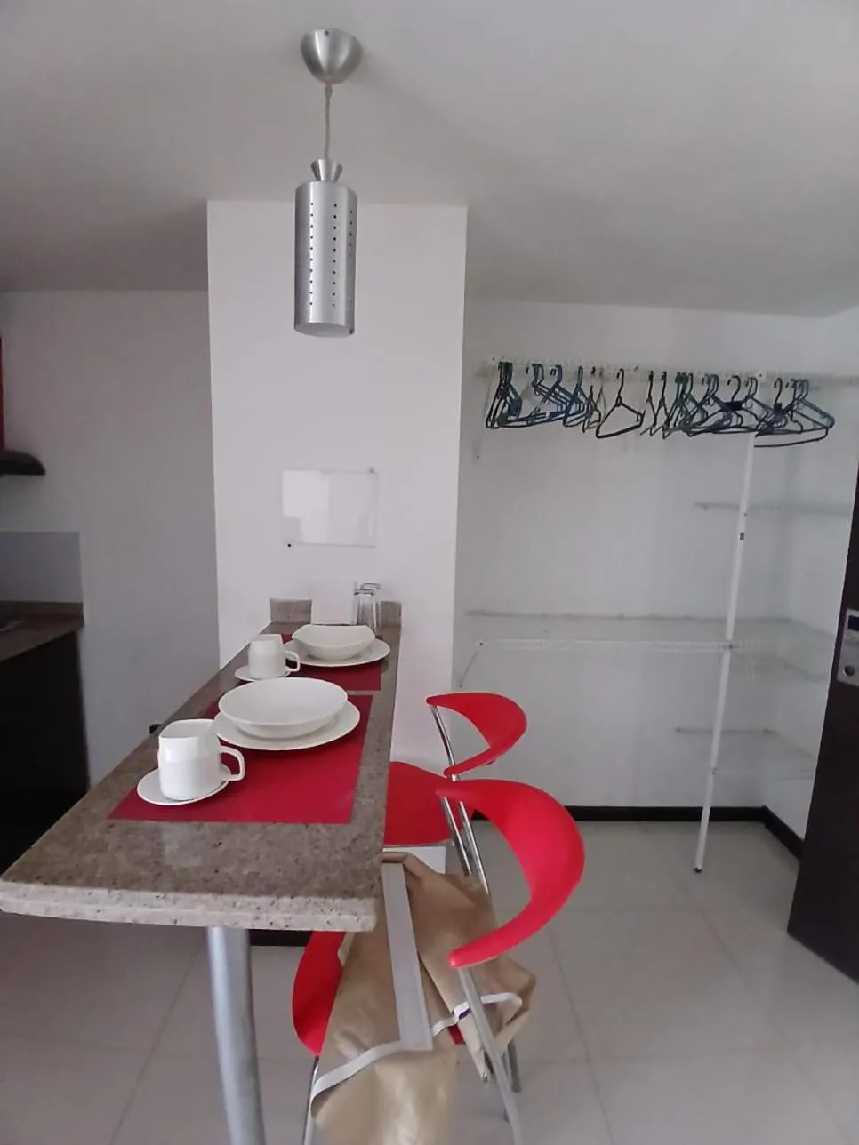 Kitchen or kitchenette in Hotel Plaza Norte Cali