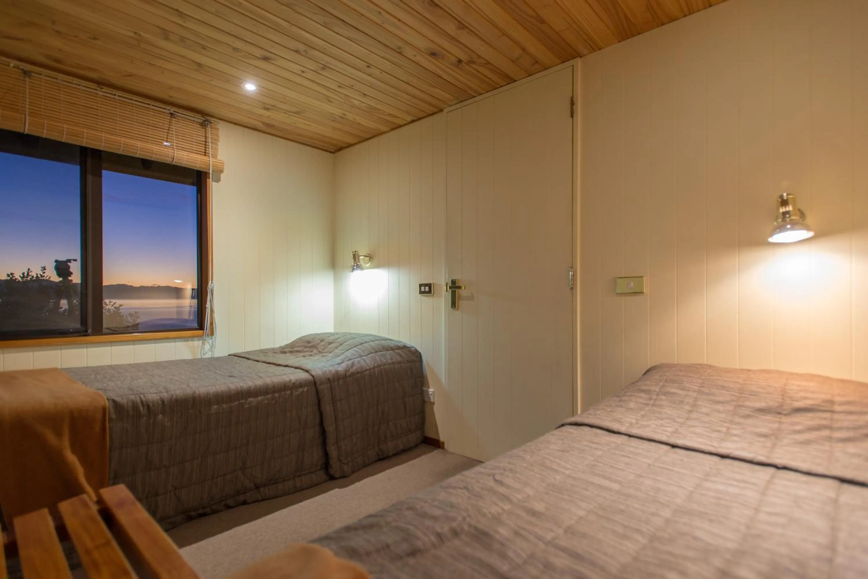 Bed in The Wheelhouse Inn