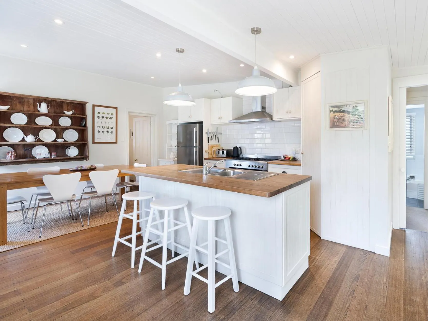 kitchen in The Red Feather Inn