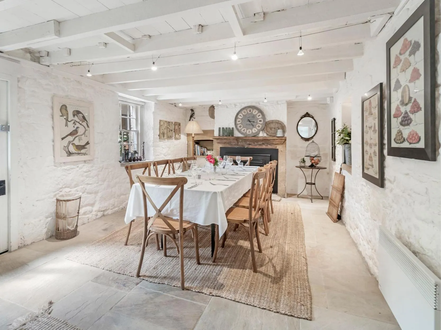 Dining area in The Red Feather Inn