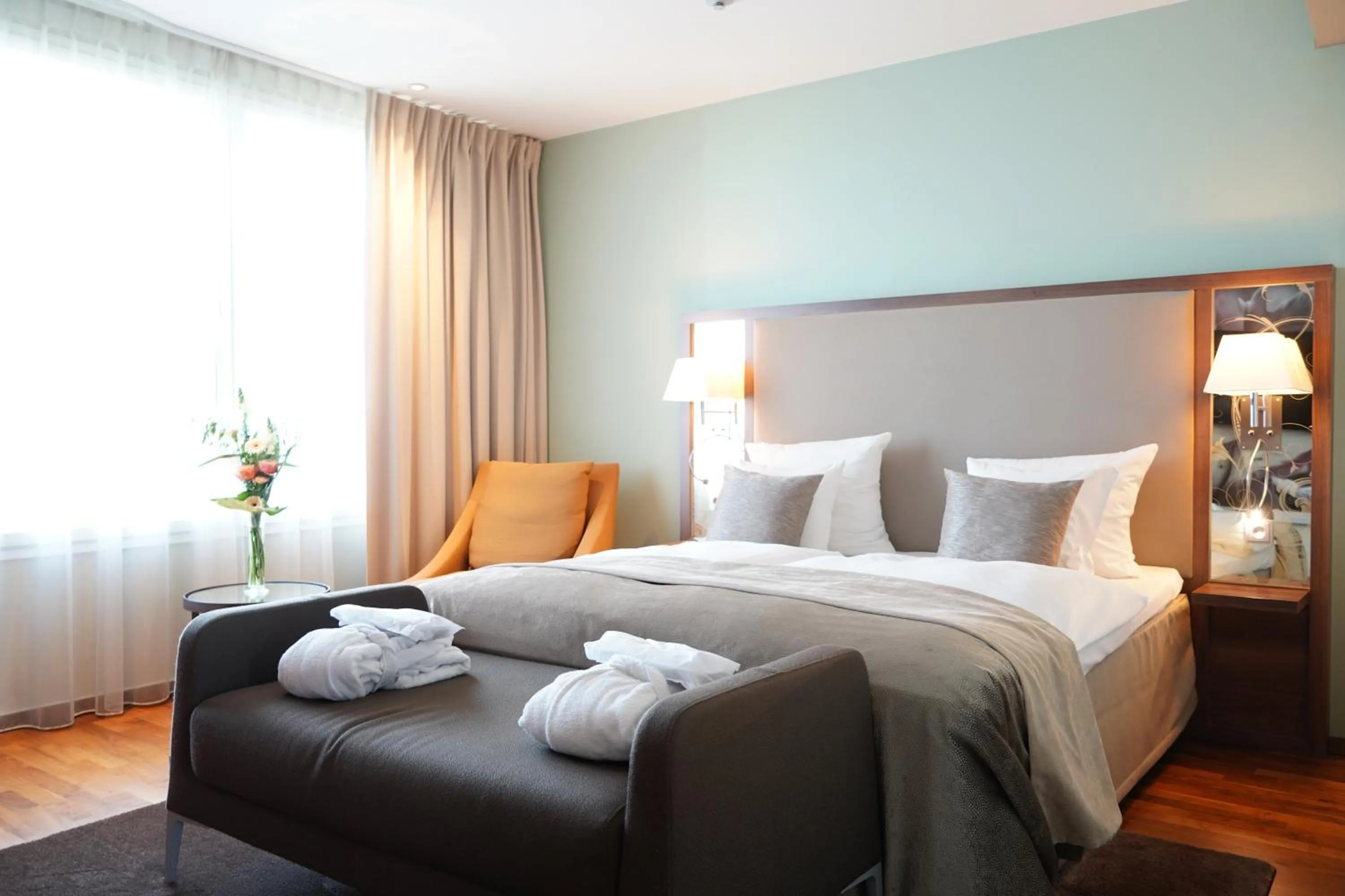 Bedroom, Bed in Clarion Hotel Arlanda Airport Terminal