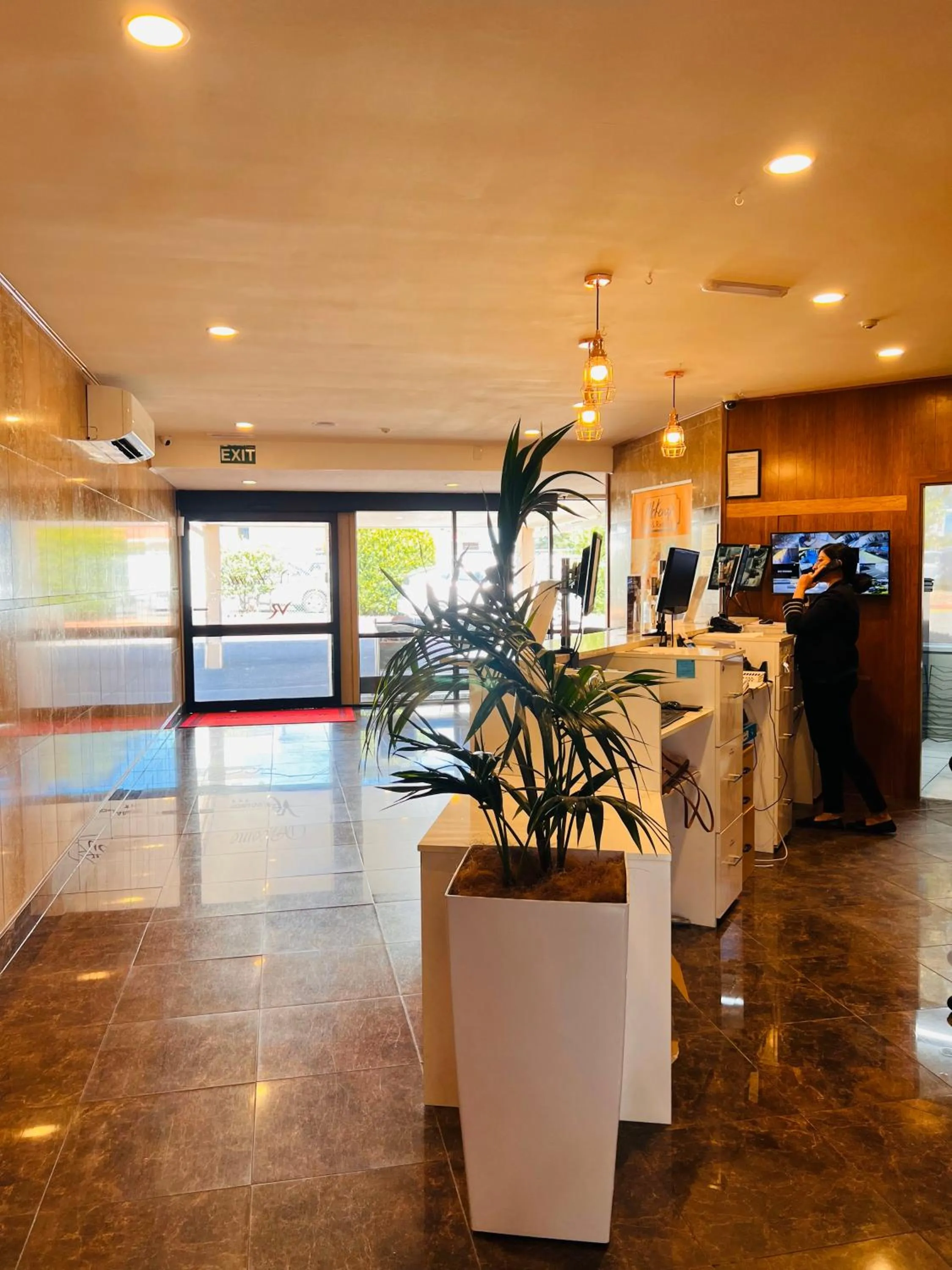 Lobby or reception in Auckland Airport Kiwi Hotel