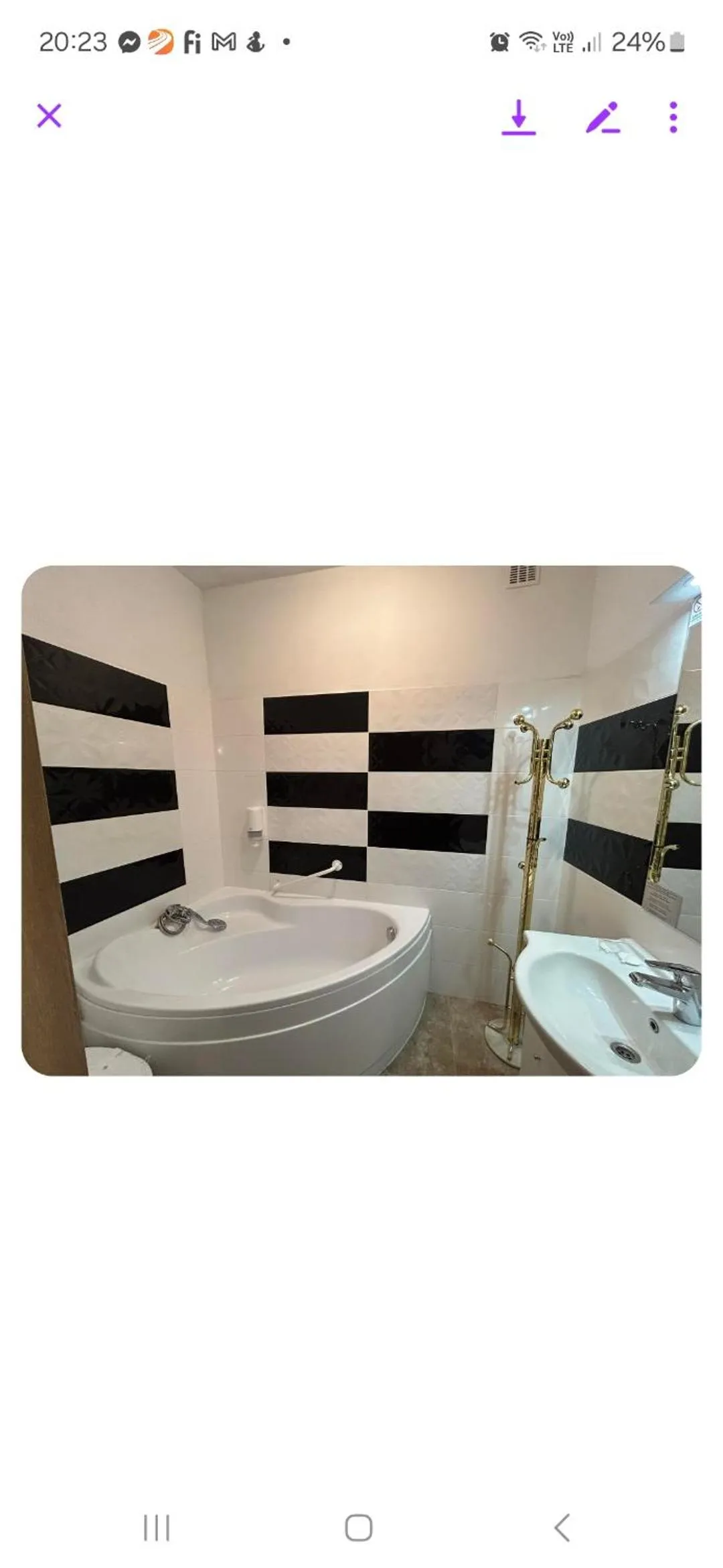 Bathroom in Hotel Villa Hubertus Kutno