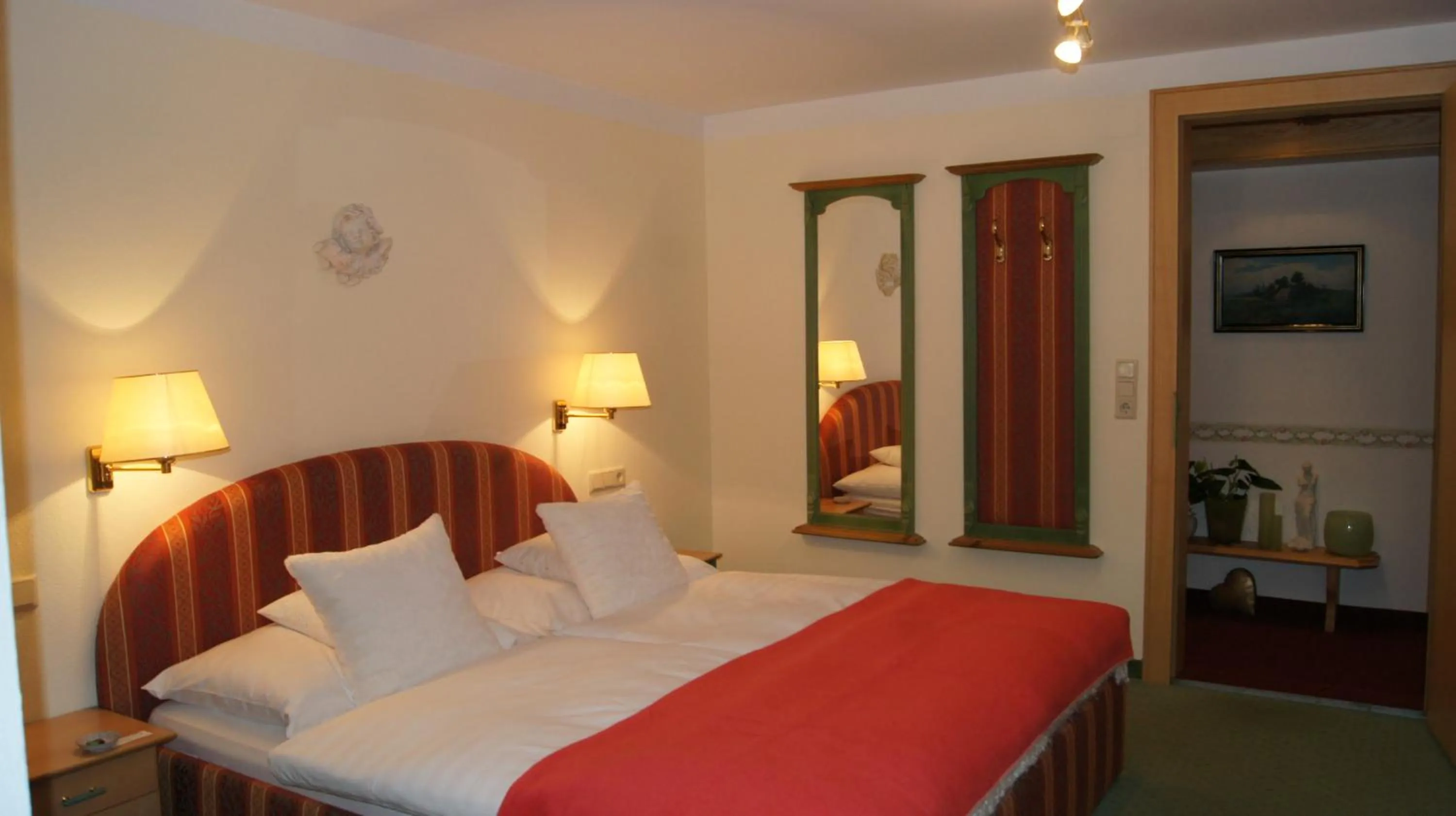 Bed in Pension Hartenfels