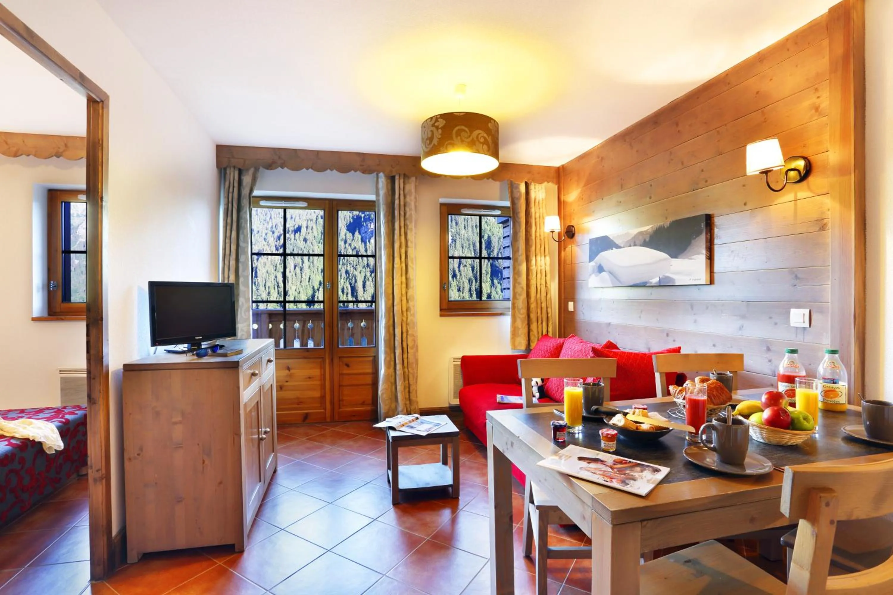 Balcony/Terrace in Résidence Néméa Le Grand Lodge