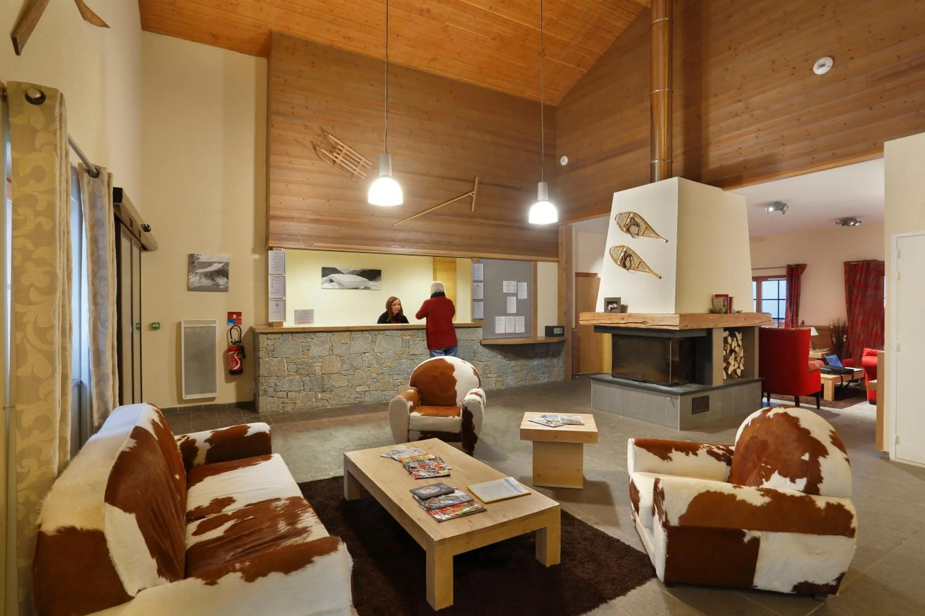 Lobby or reception in Résidence Néméa Le Grand Lodge