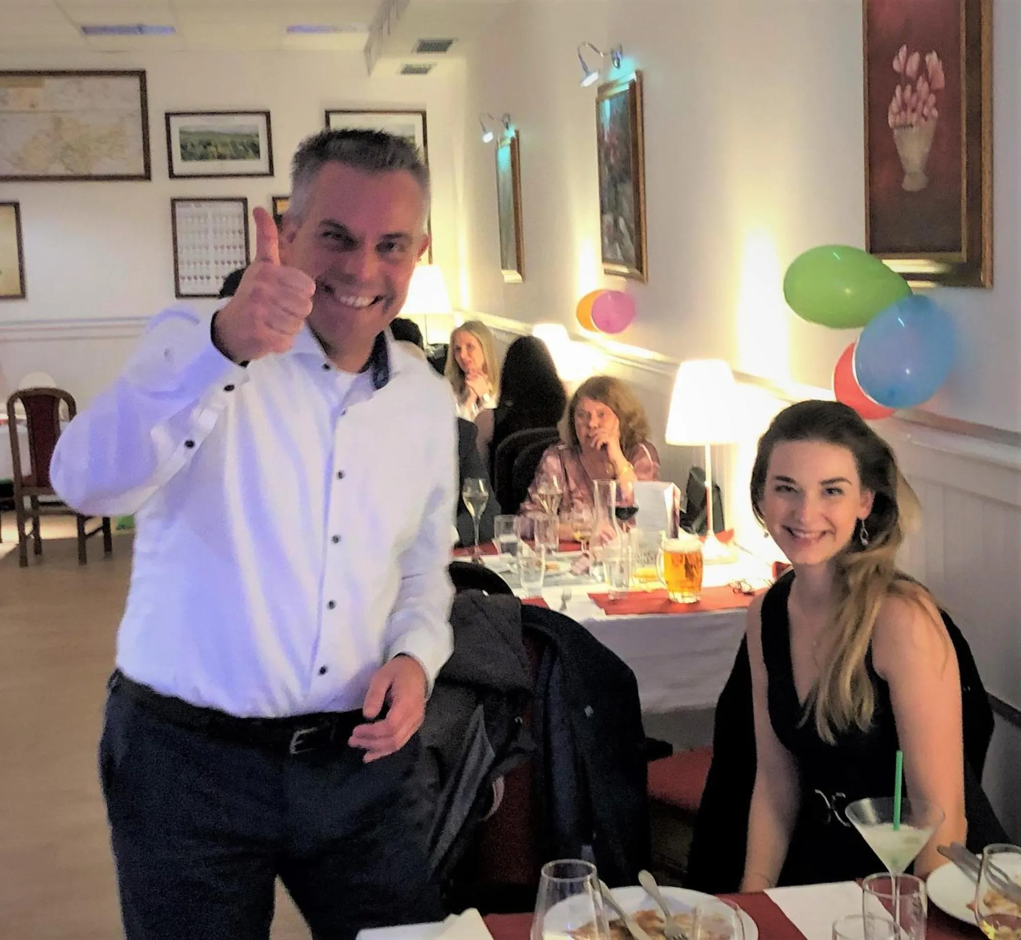 group of guests in Hotel Berg