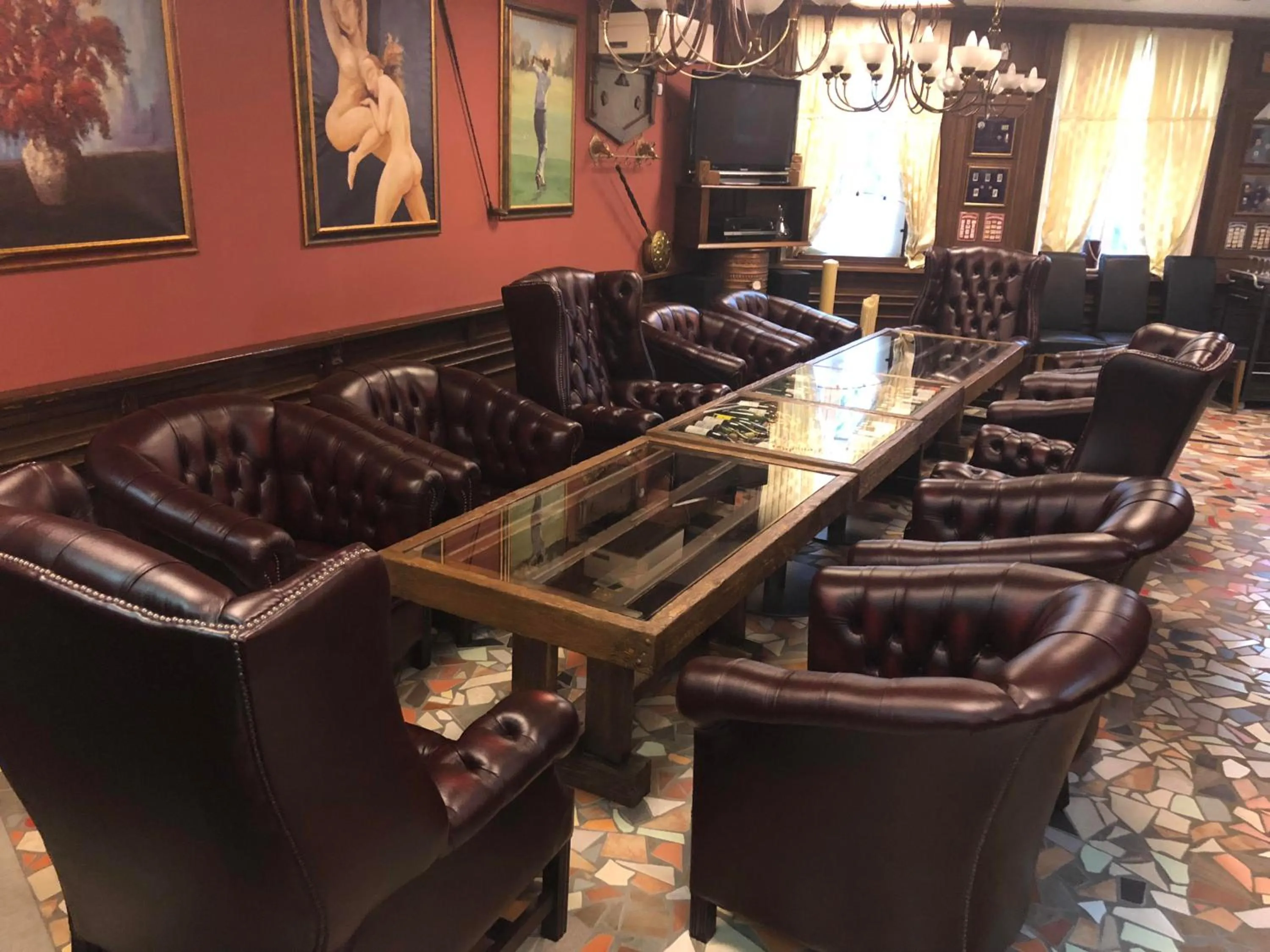 Seating area in Hotel Berg